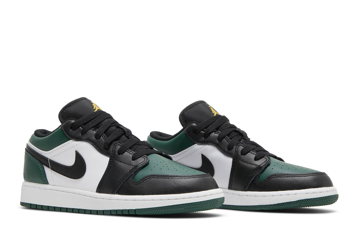 ( Grade School ) Air Jordan 1 Low Green Toe 553560-371
