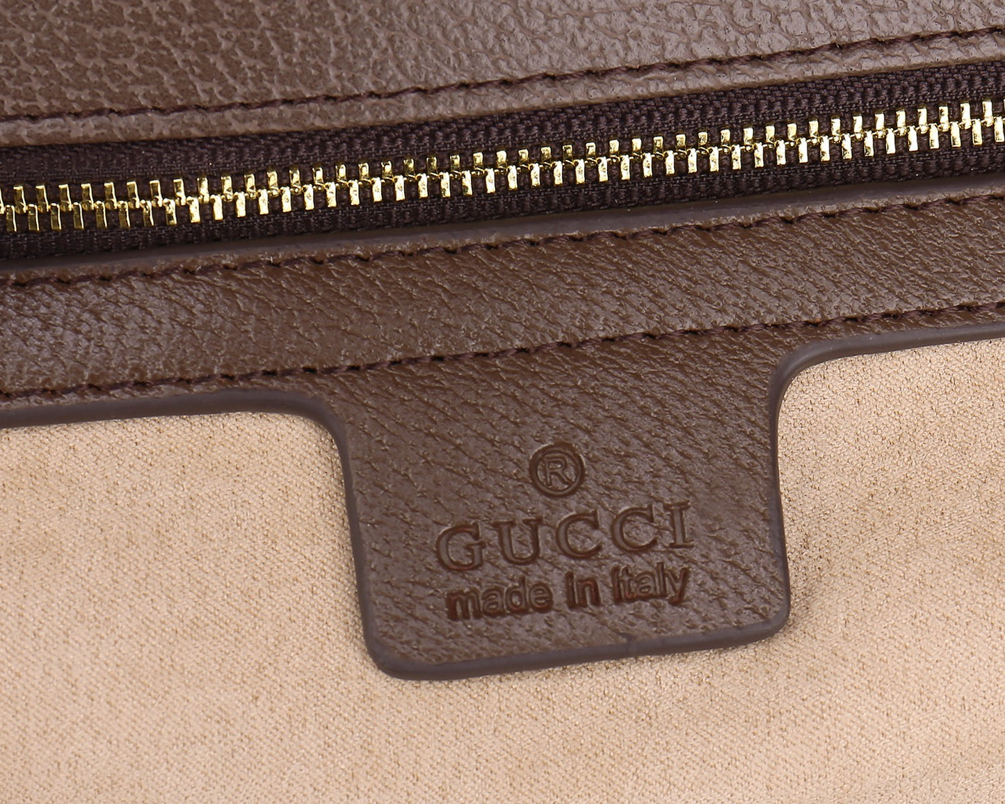 Gucci GG Marmont Small Shoulder Bag in GG Supreme Canvas with Brown Leather