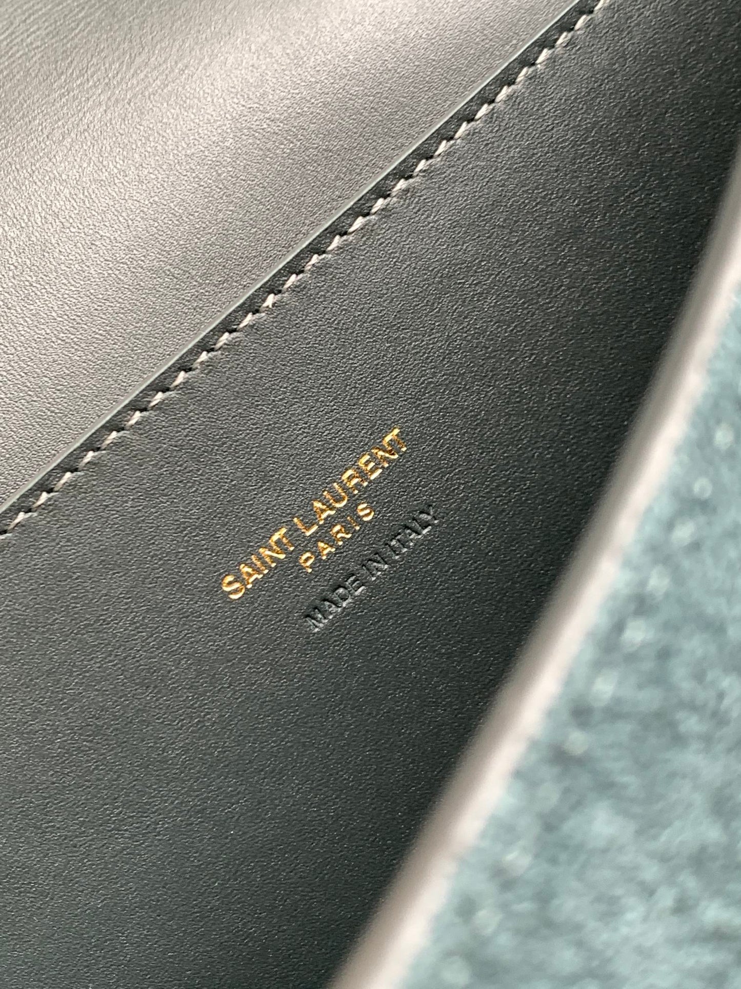 Saint Laurent Women's Kate Medium Monogram Leather Shoulder Bag - Black/Gold