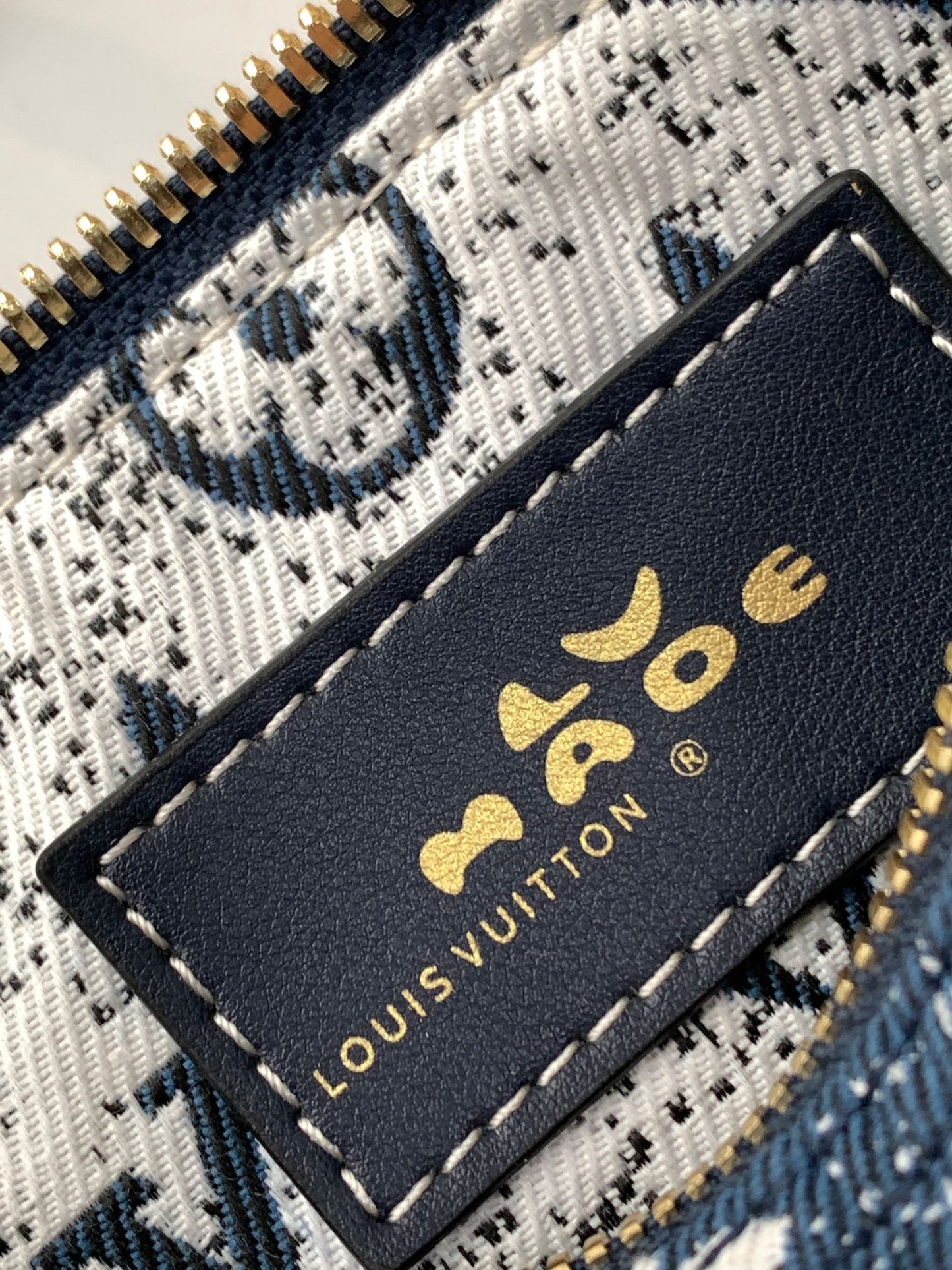 Louis Vuitton Nano Speedy Monogram Denim Handbag - Blue