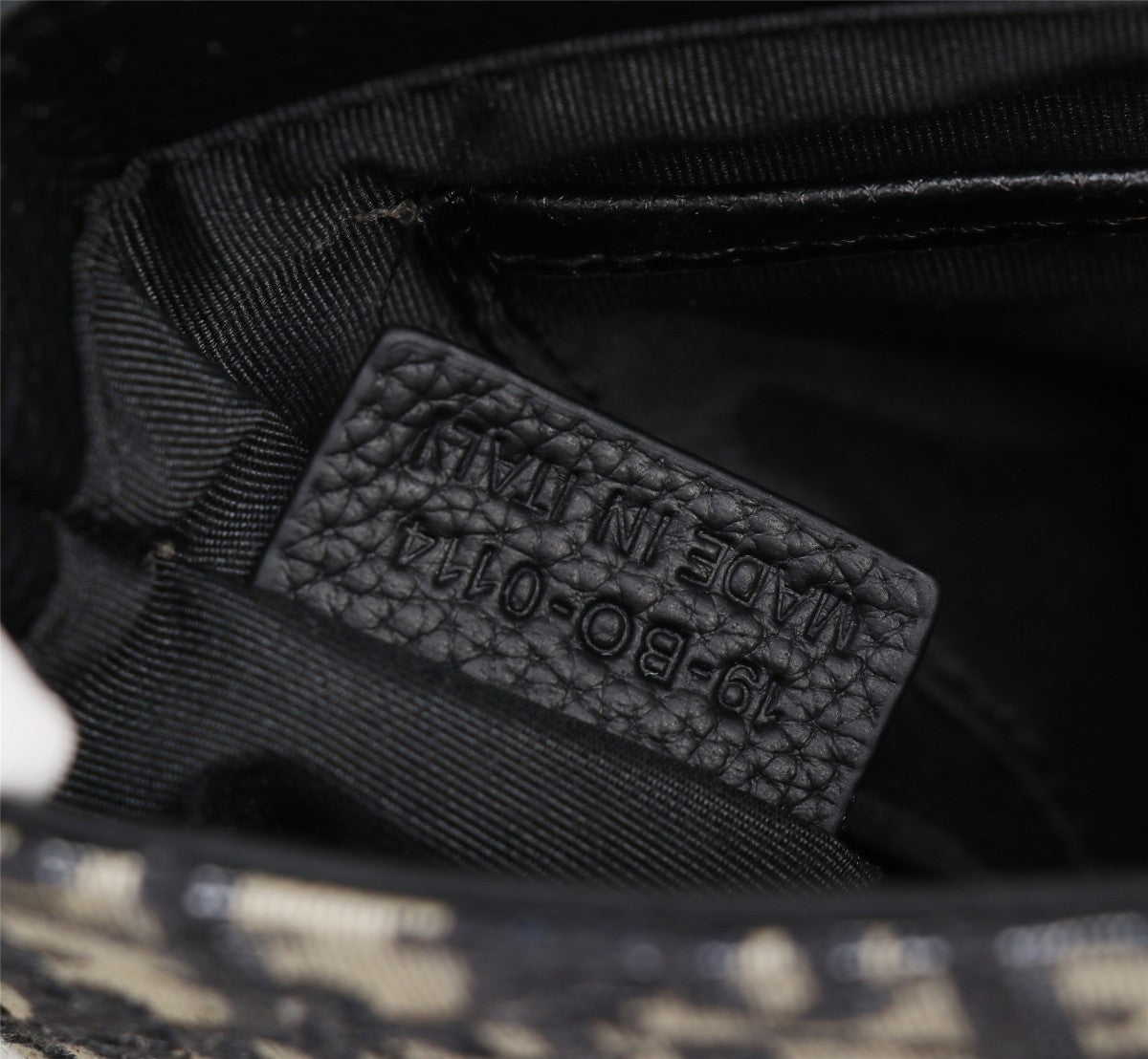 Dior Oblique Messenger Bag - Black and Beige Canvas Crossbody Bag