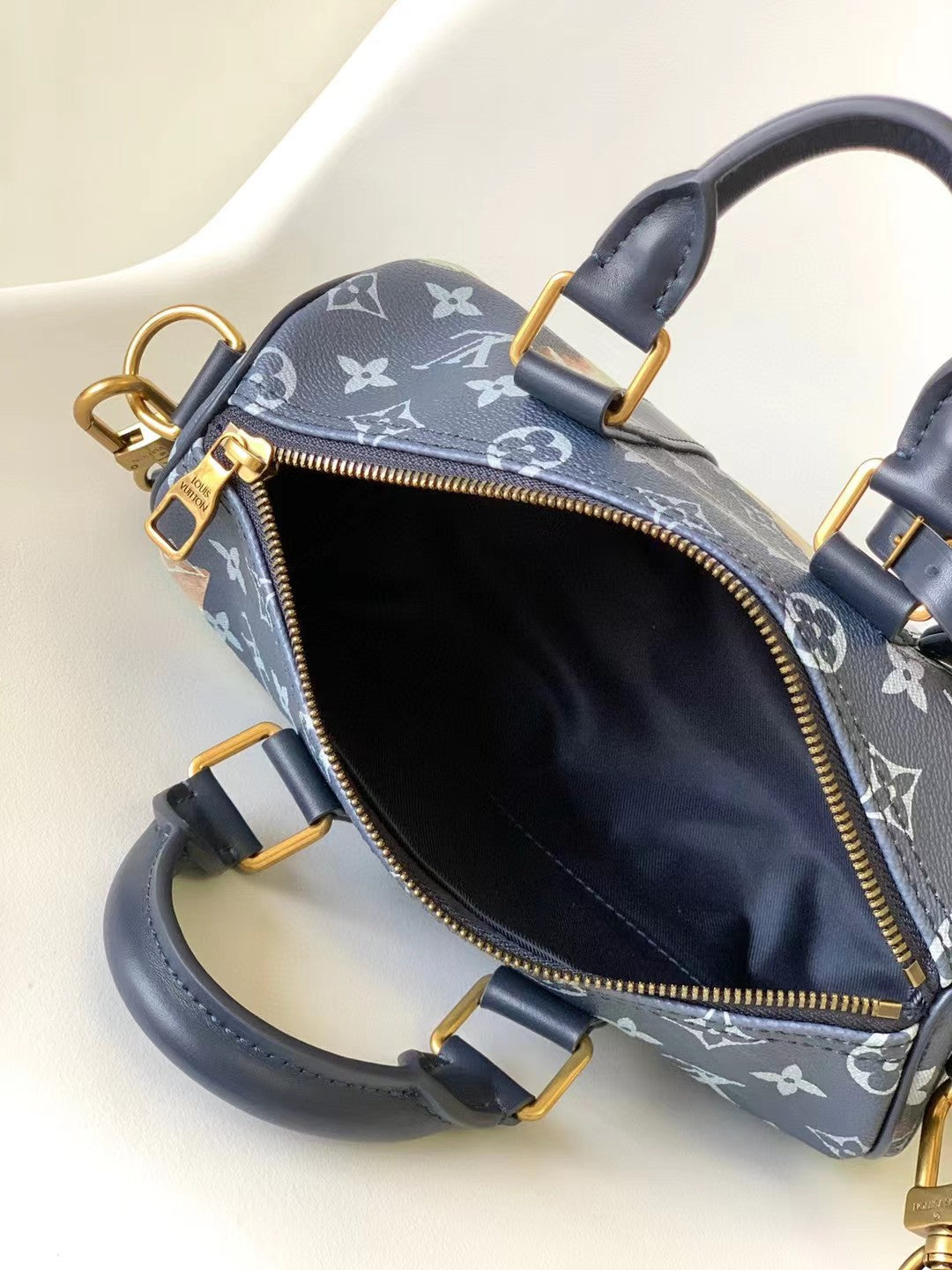 Louis Vuitton Keepall XS Watercolor Monogram Handbag - Blue/Green