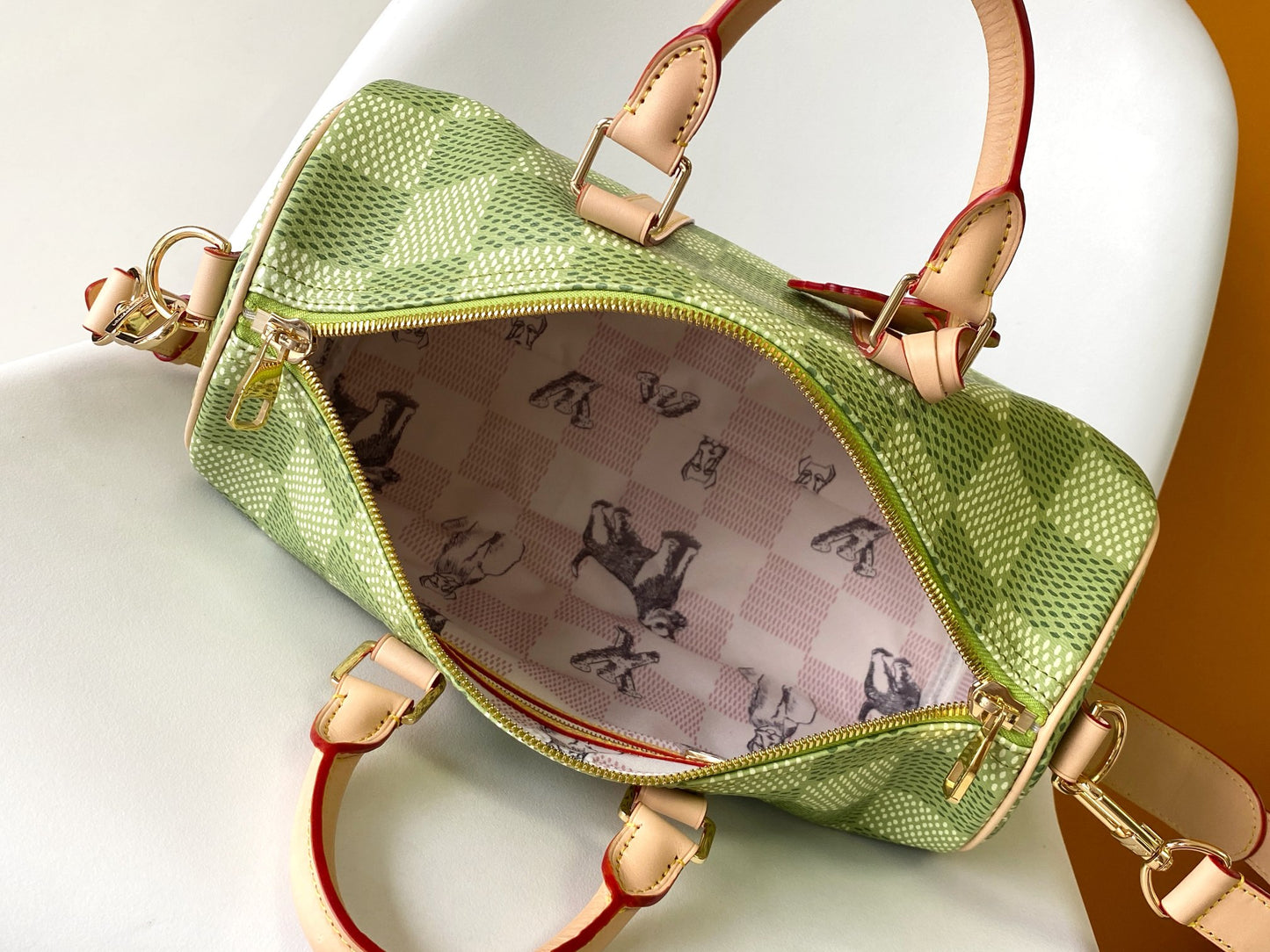 Louis Vuitton x Tyler, The Creator Keepall Bandoulière 25 Green Damier Golf