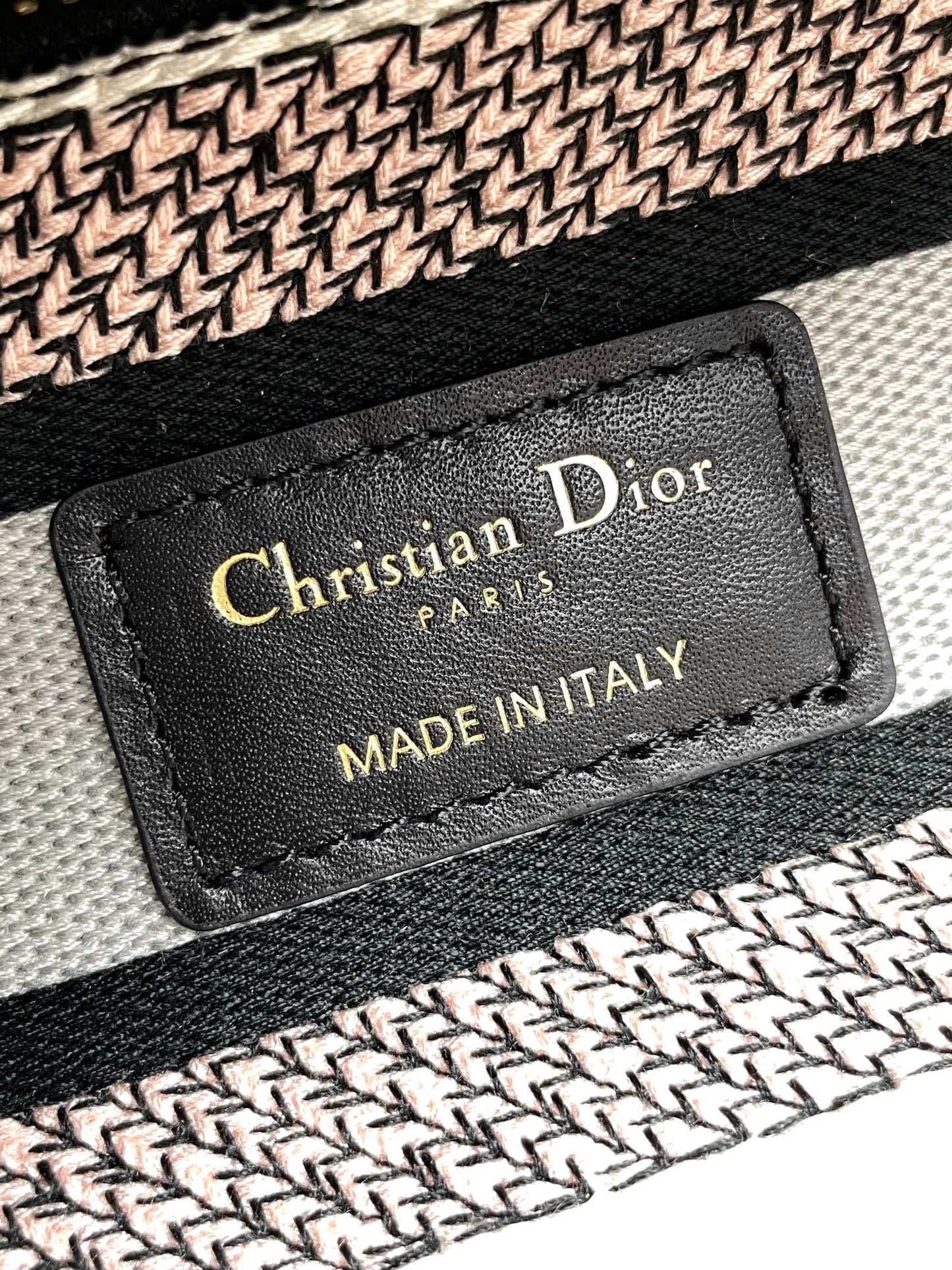 Christian Dior Lady D-Lite Medium Embroidered Floral Handbag