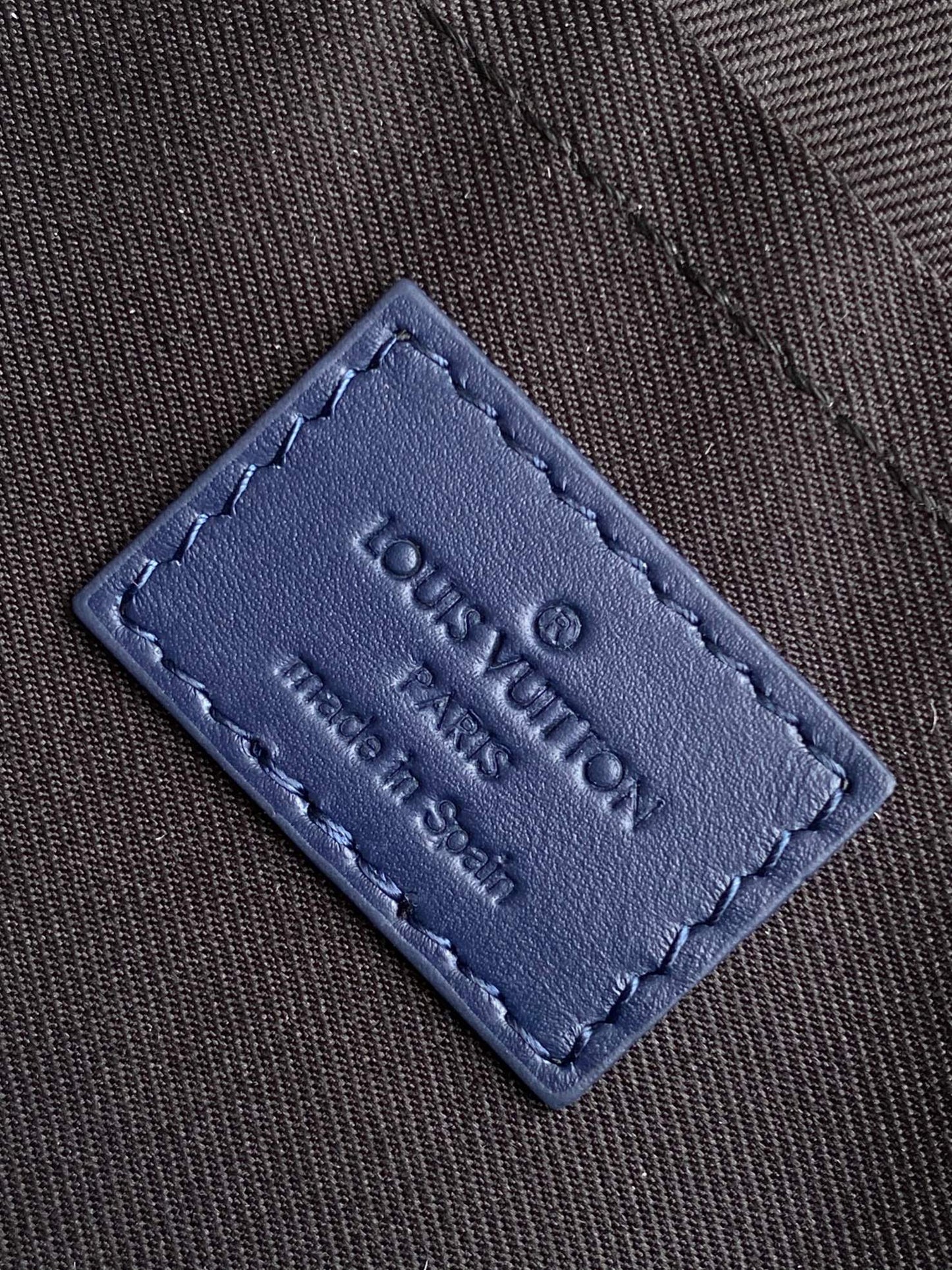 Louis Vuitton S-Lock Messenger Bag - Blue Monogram Taurillon Leather