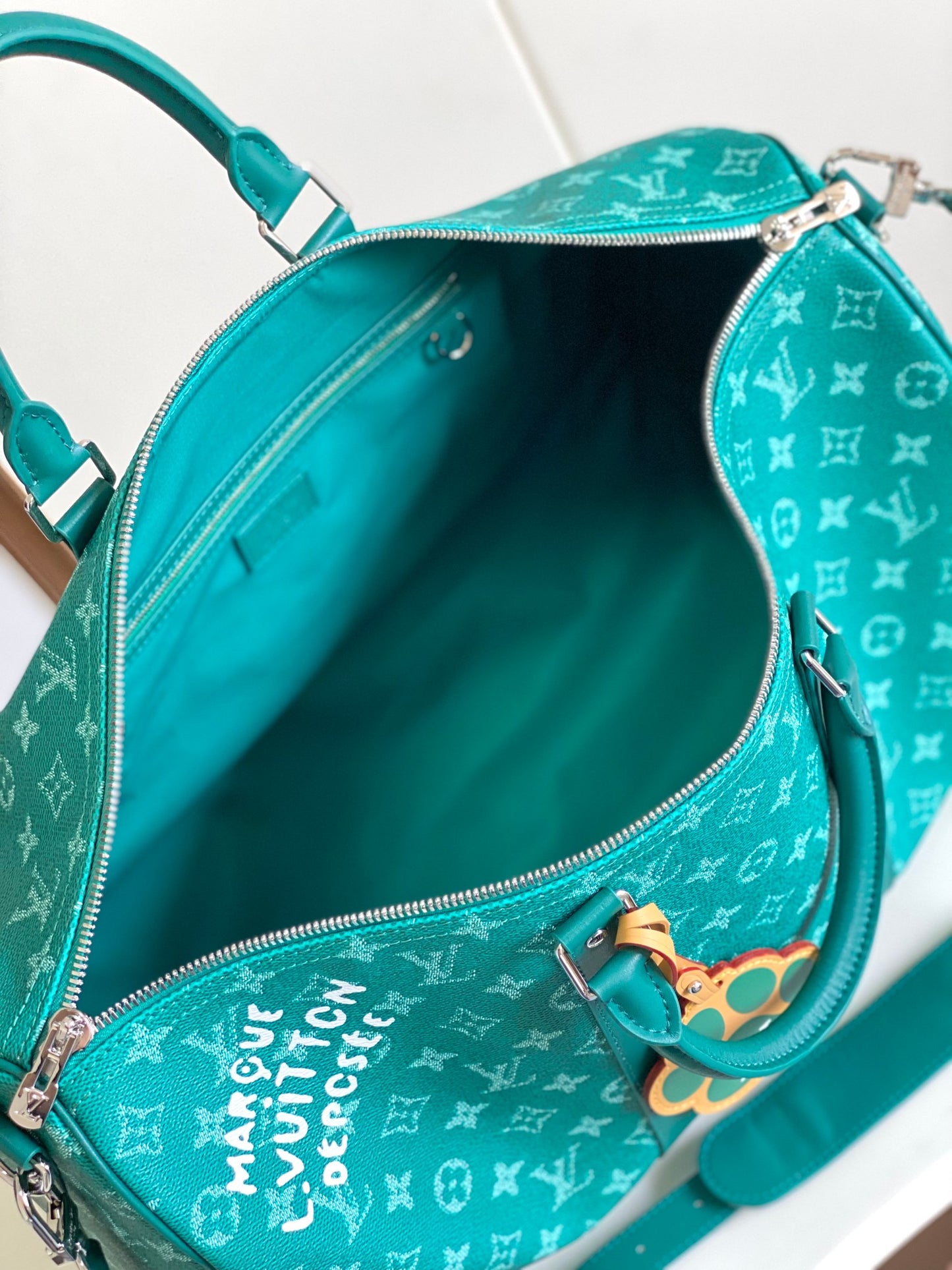 Louis Vuitton Keepall Bandoulière 50 Green Monogram - Pharrell Williams Collection