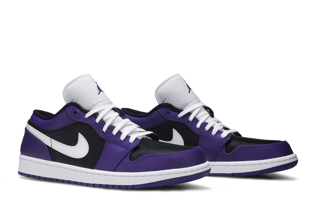 Air Jordan 1 Low Court Purple Black 553558-501