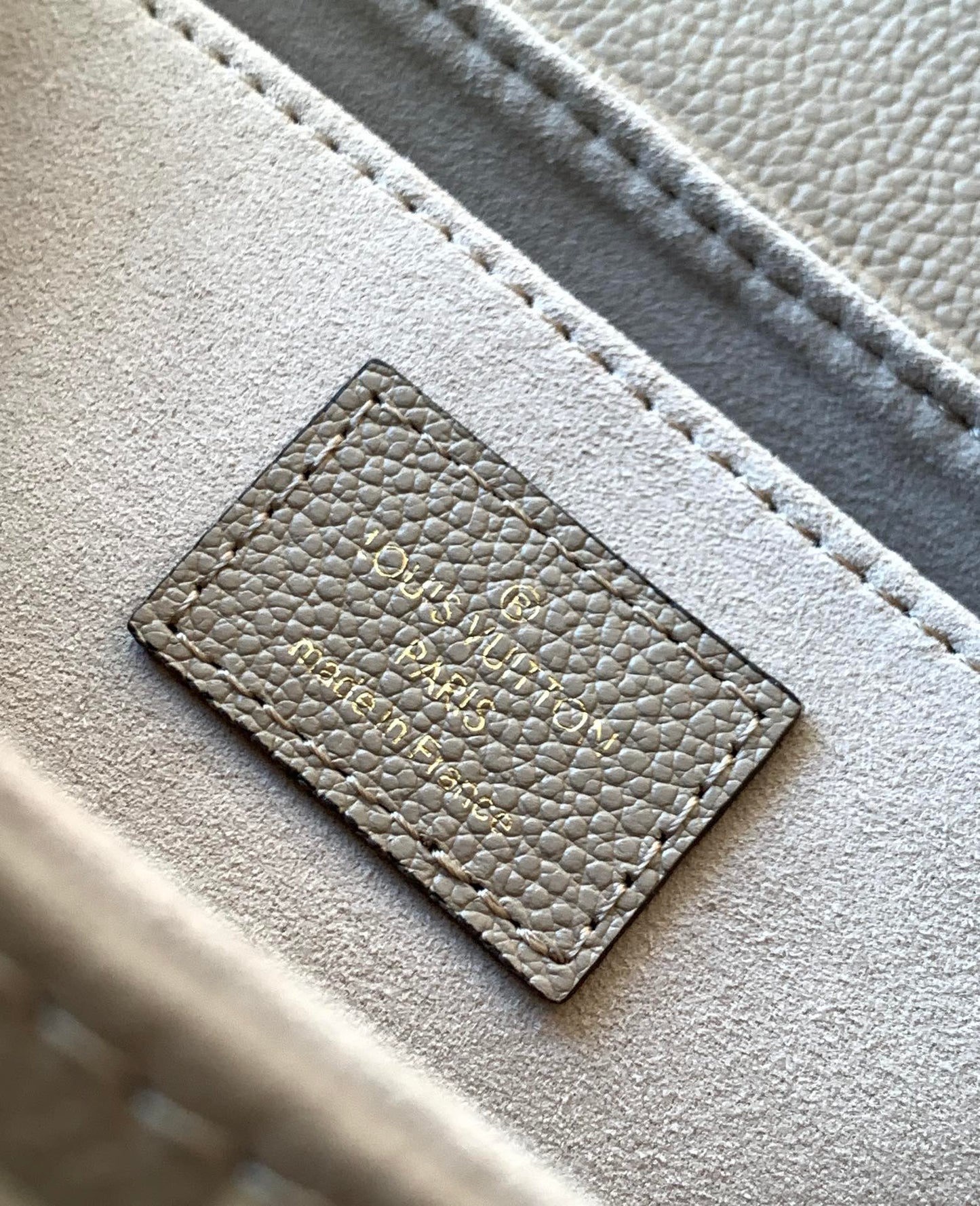 Louis Vuitton Easy Pouch On Strap Monogram Empreinte Leather - Turtledove