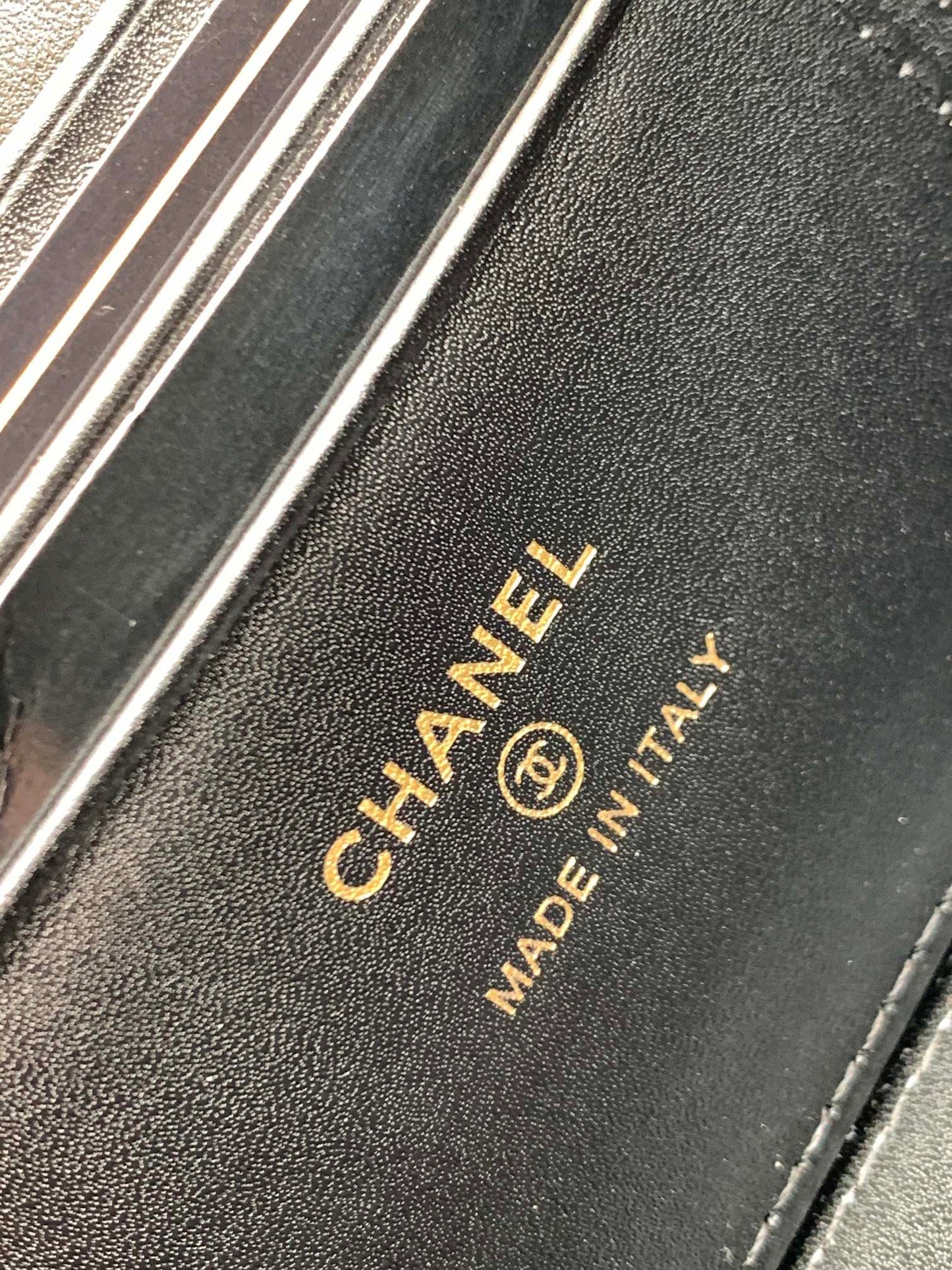 Chanel Small Vanity Case - Black Quilted Lambskin with Gold-Tone Hardware