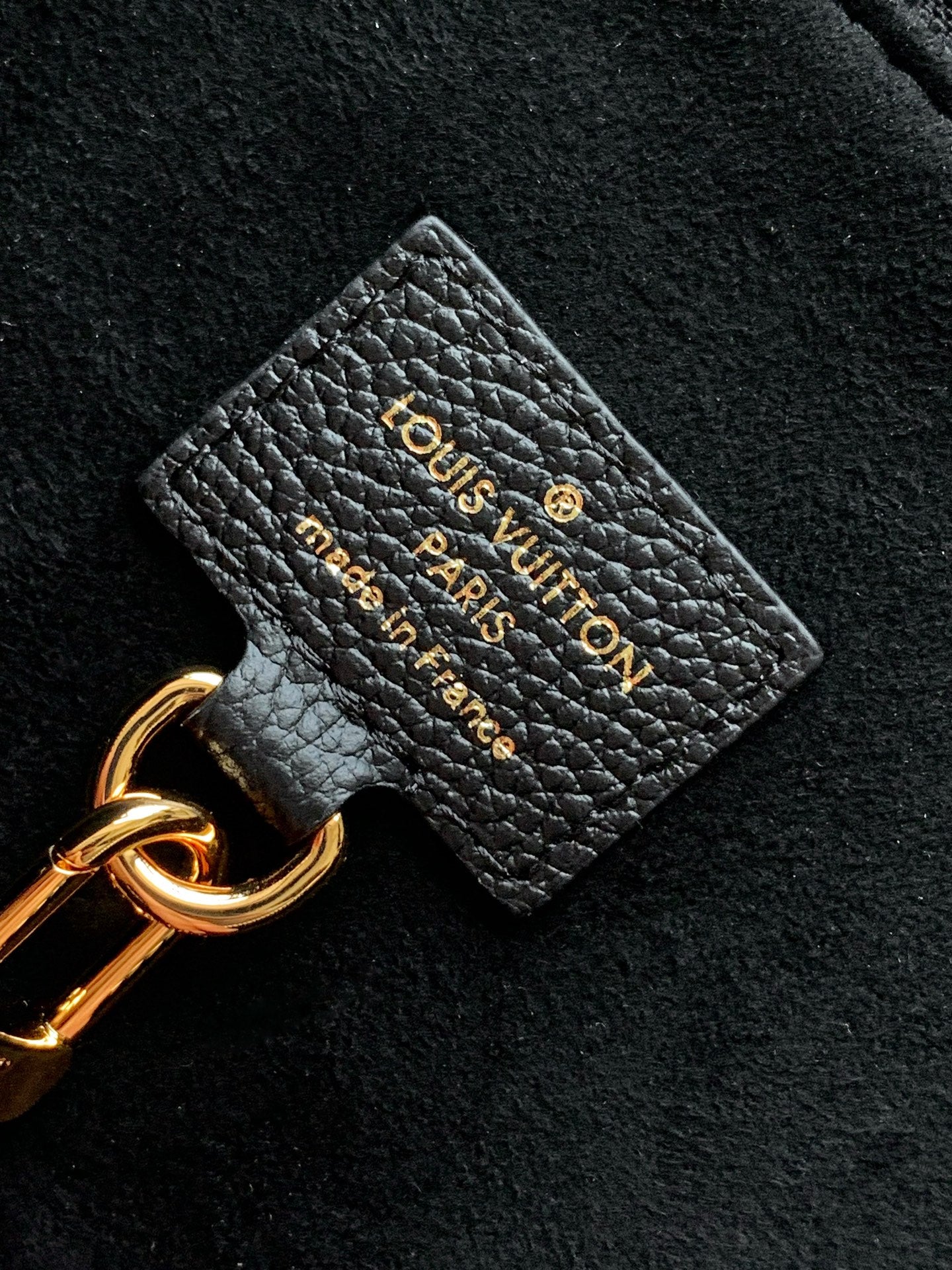 Louis Vuitton Bagatelle Monogram Empreinte Leather Shoulder Bag - Noir Black