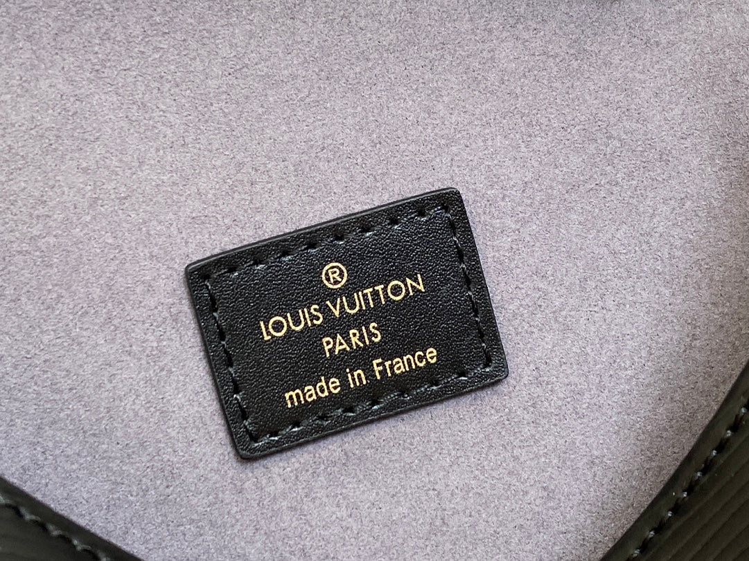 Louis Vuitton Saumur BB Monogram Empreinte Leather Handbag - Black