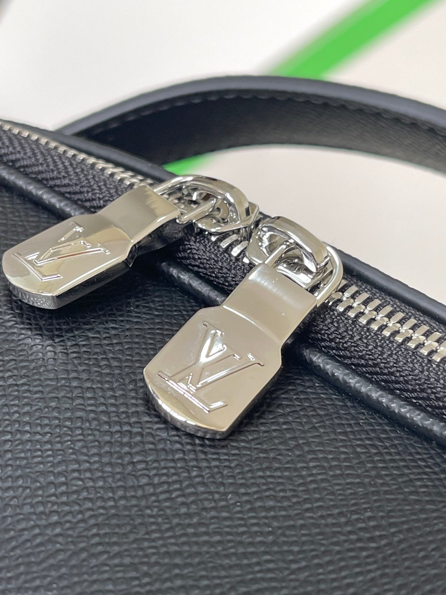 Louis Vuitton Black Leather Men's Backpack - Sleek Minimalist Designer Bag