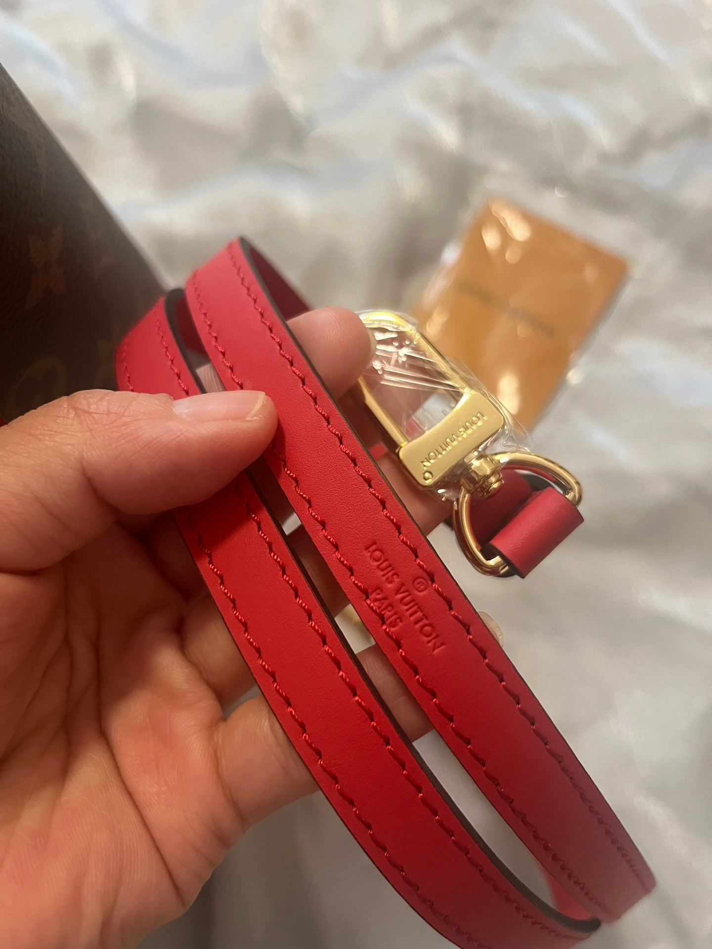 Louis Vuitton NéoNoé Monogram Canvas Bucket Bag - Cerise Red