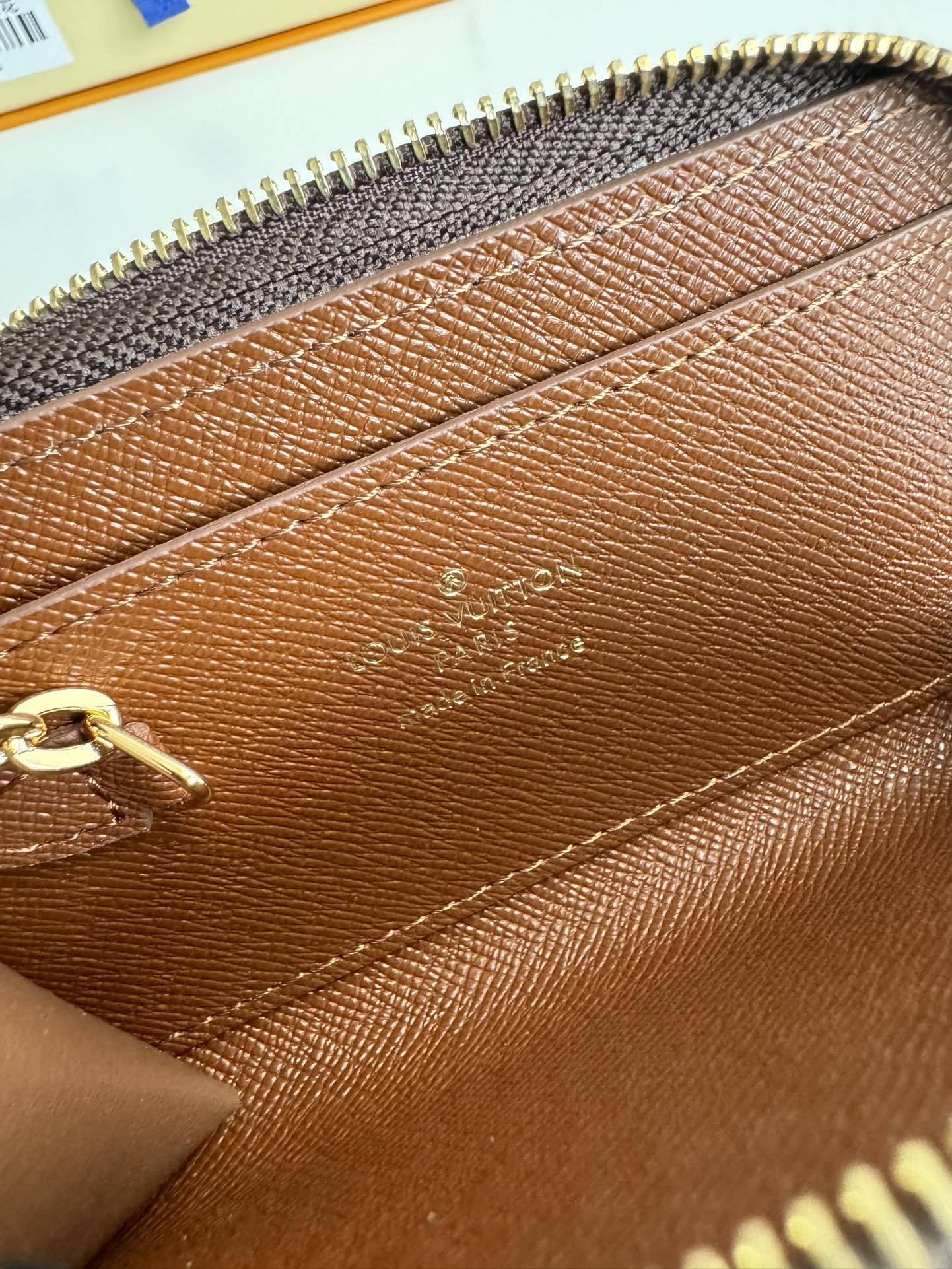 Louis Vuitton Monogram Key Pouch - Brown Coated Canvas Zippered Wallet