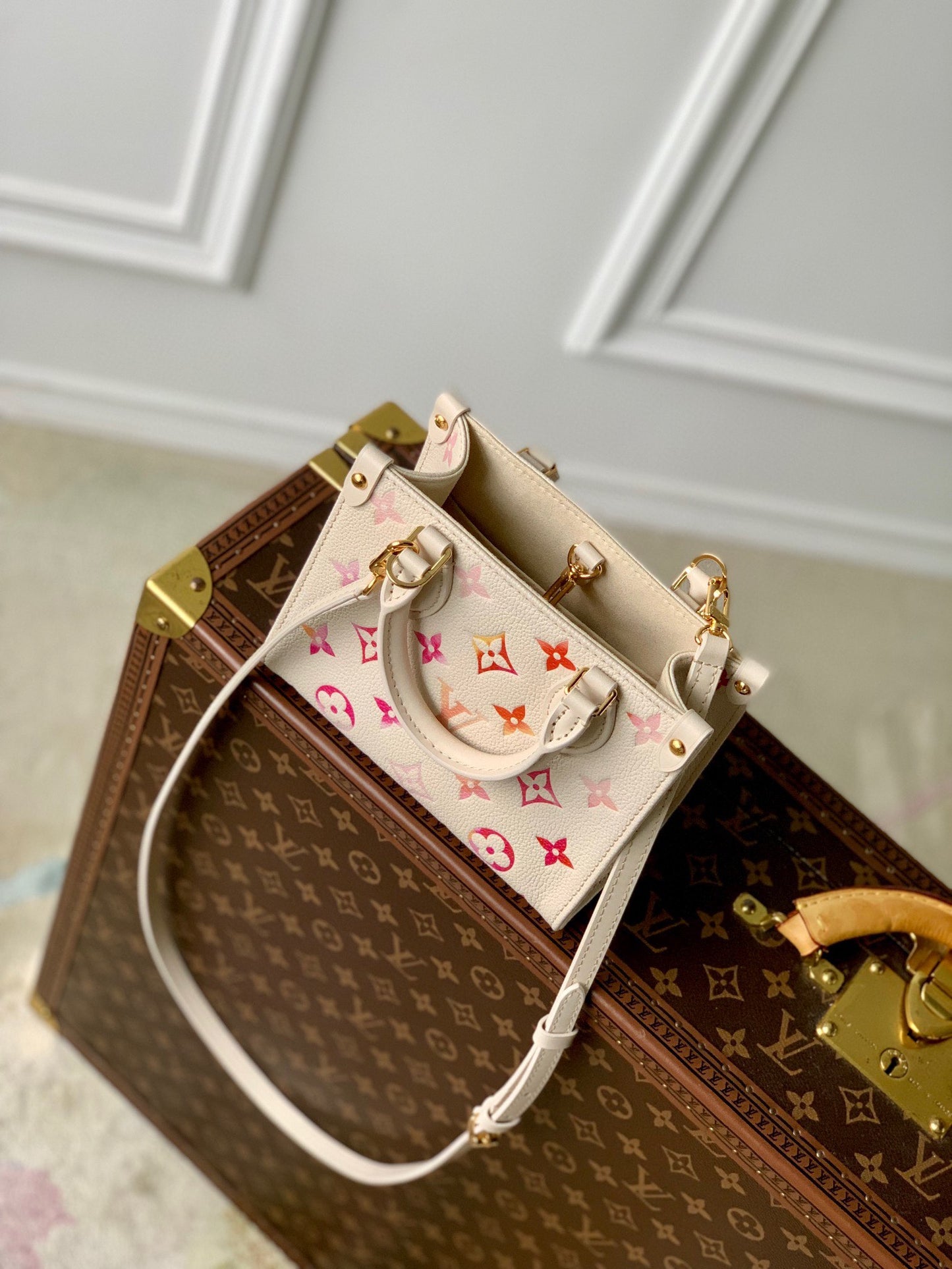 Louis Vuitton Petit Palais Monogram Empreinte Summer Gradient Handbag