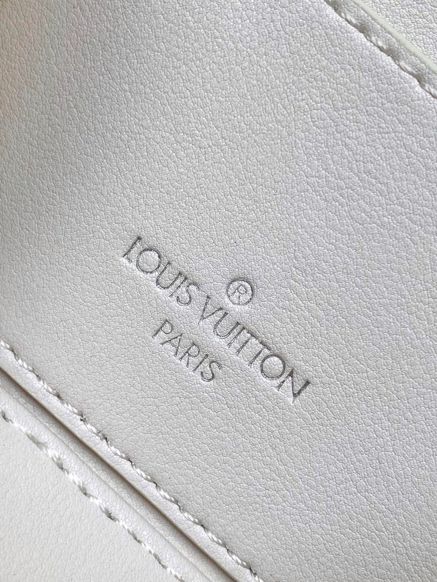 Louis Vuitton Vanity Case PM Monogram Empreinte Leather Cream