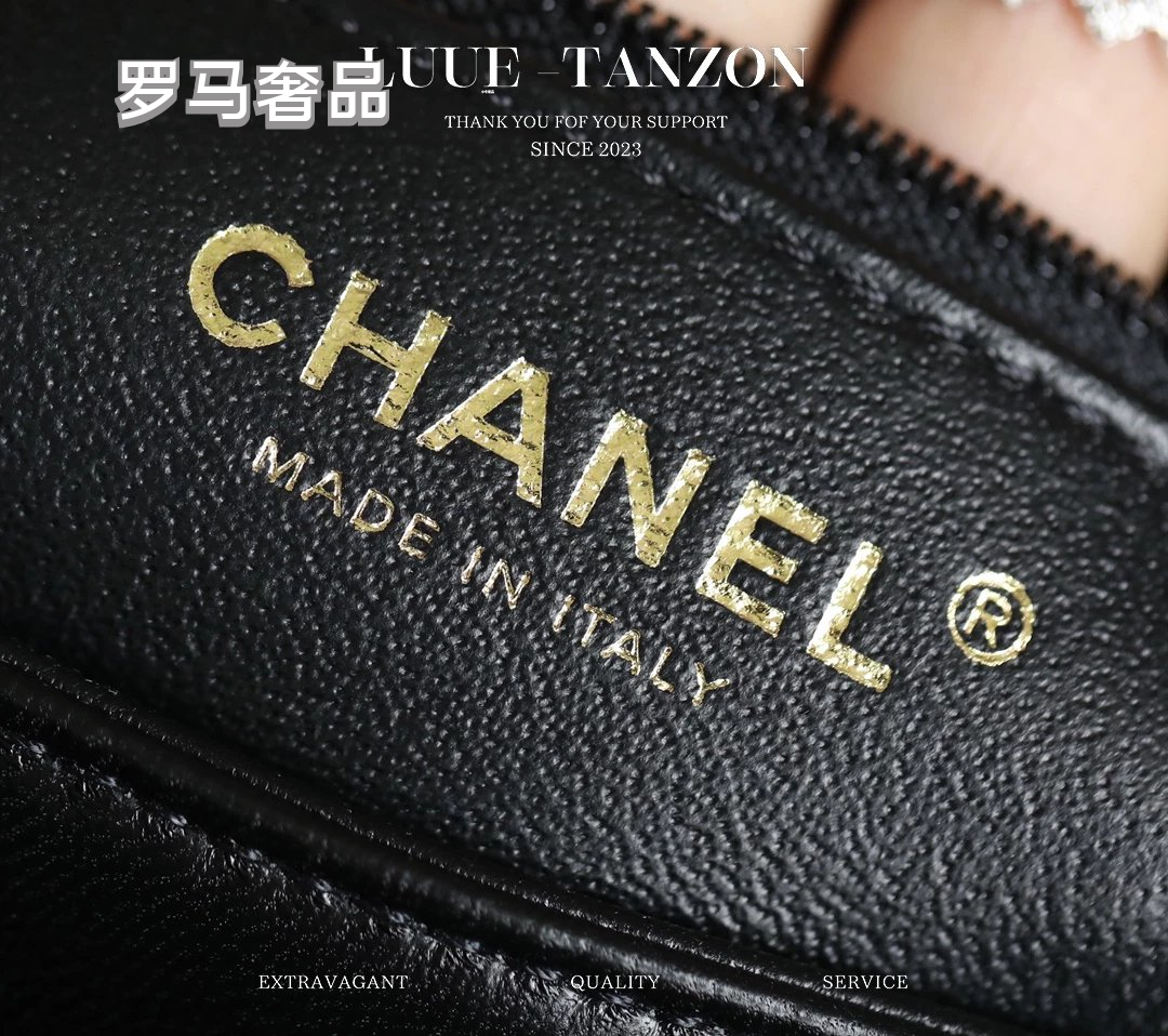 Chanel Trendy CC Top Handle Bag Black Quilted Lambskin Gold Hardware