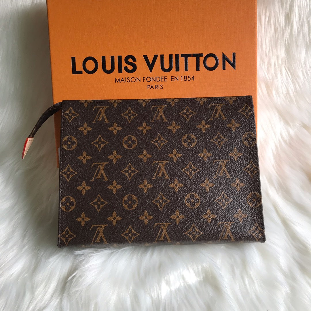 Louis Vuitton Monogram Toiletry Pouch 26 - Brown Coated Canvas