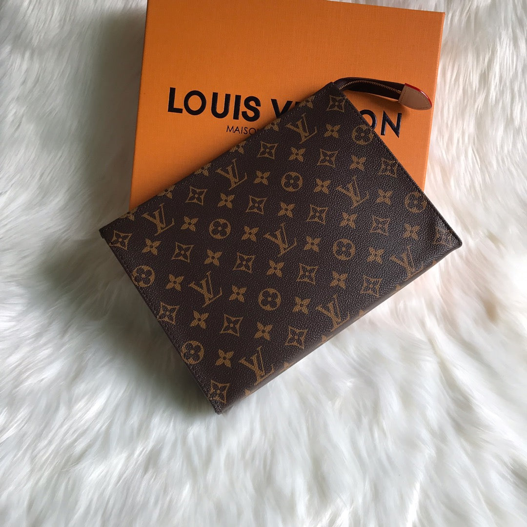 Louis Vuitton Monogram Toiletry Pouch 26 - Brown Coated Canvas