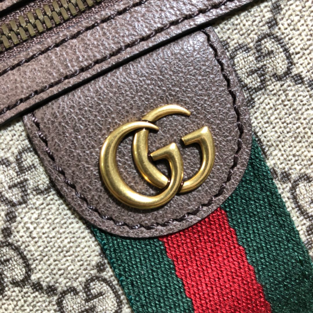 Gucci Ophidia Small Belt Bag in GG Supreme Canvas with Web Detail