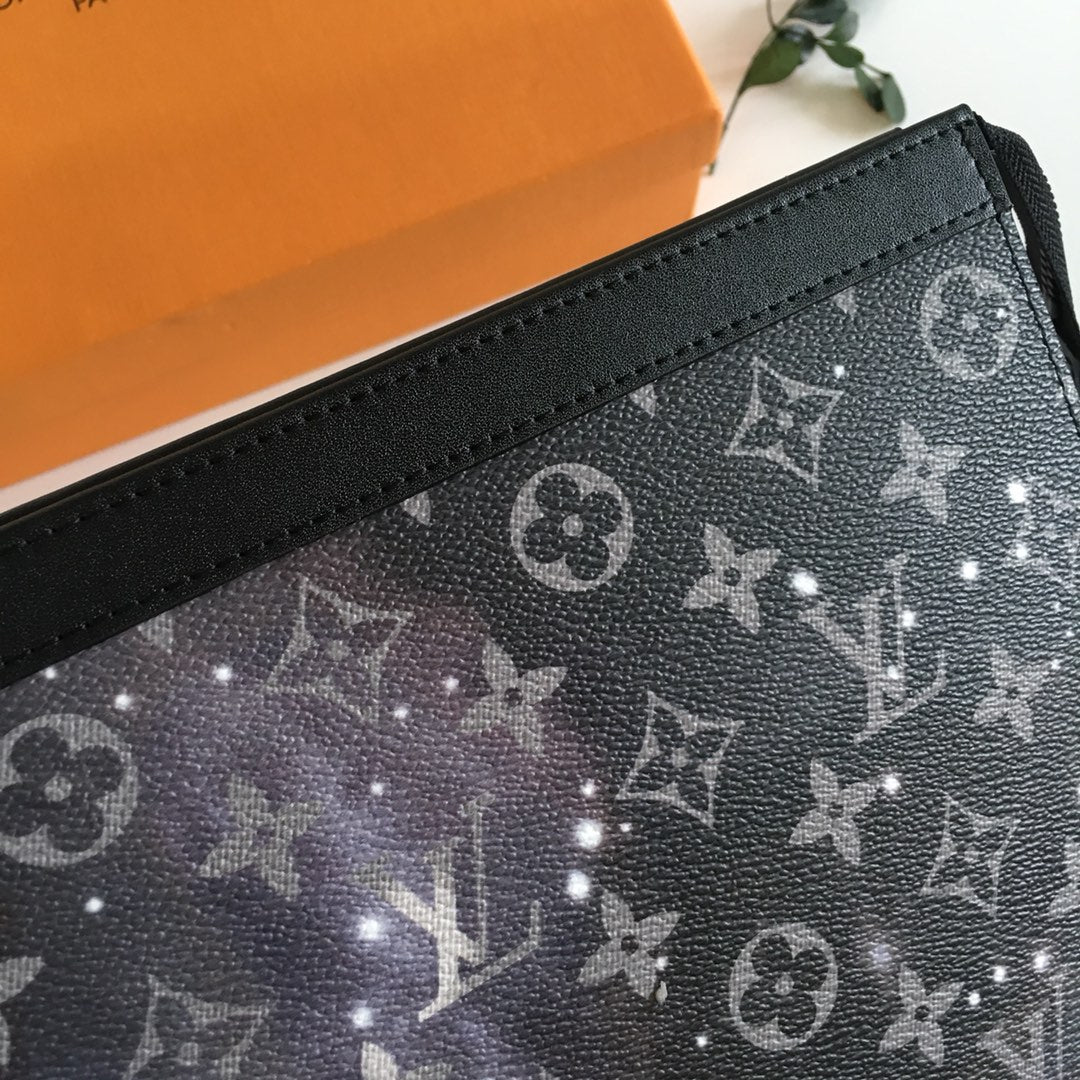 Louis Vuitton Monogram Galaxy Pochette Voyage MM Pouch