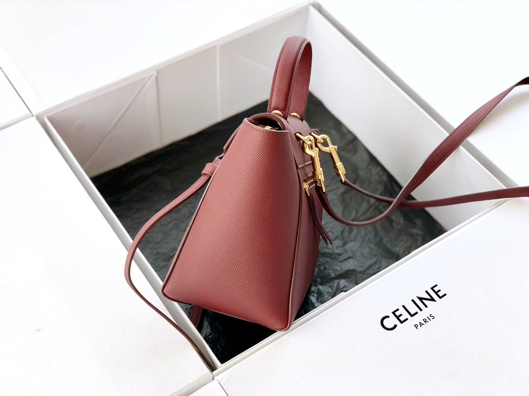 Celine Nano Belt Bag in Grained Calfskin - Rose