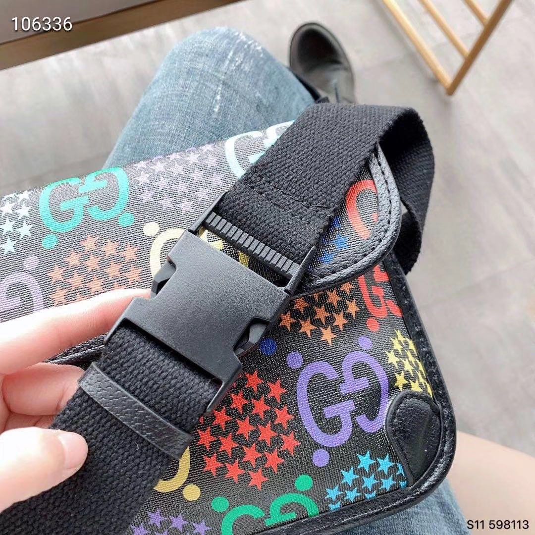 Gucci Psychedelic GG Supreme Belt Bag - Multi-Color Monogram Waist Bag