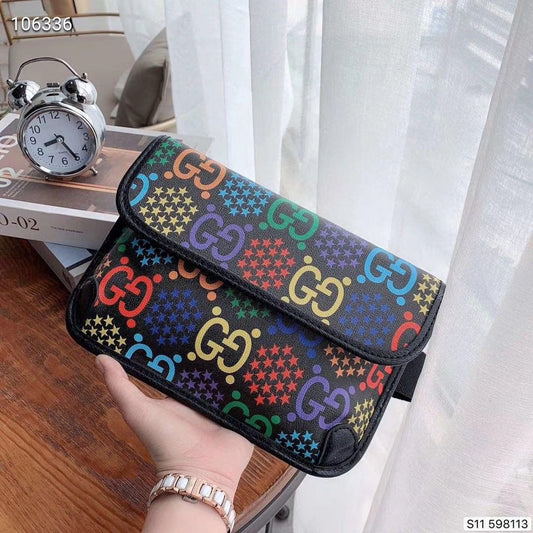 Gucci Psychedelic GG Supreme Belt Bag - Multi-Color Monogram Waist Bag