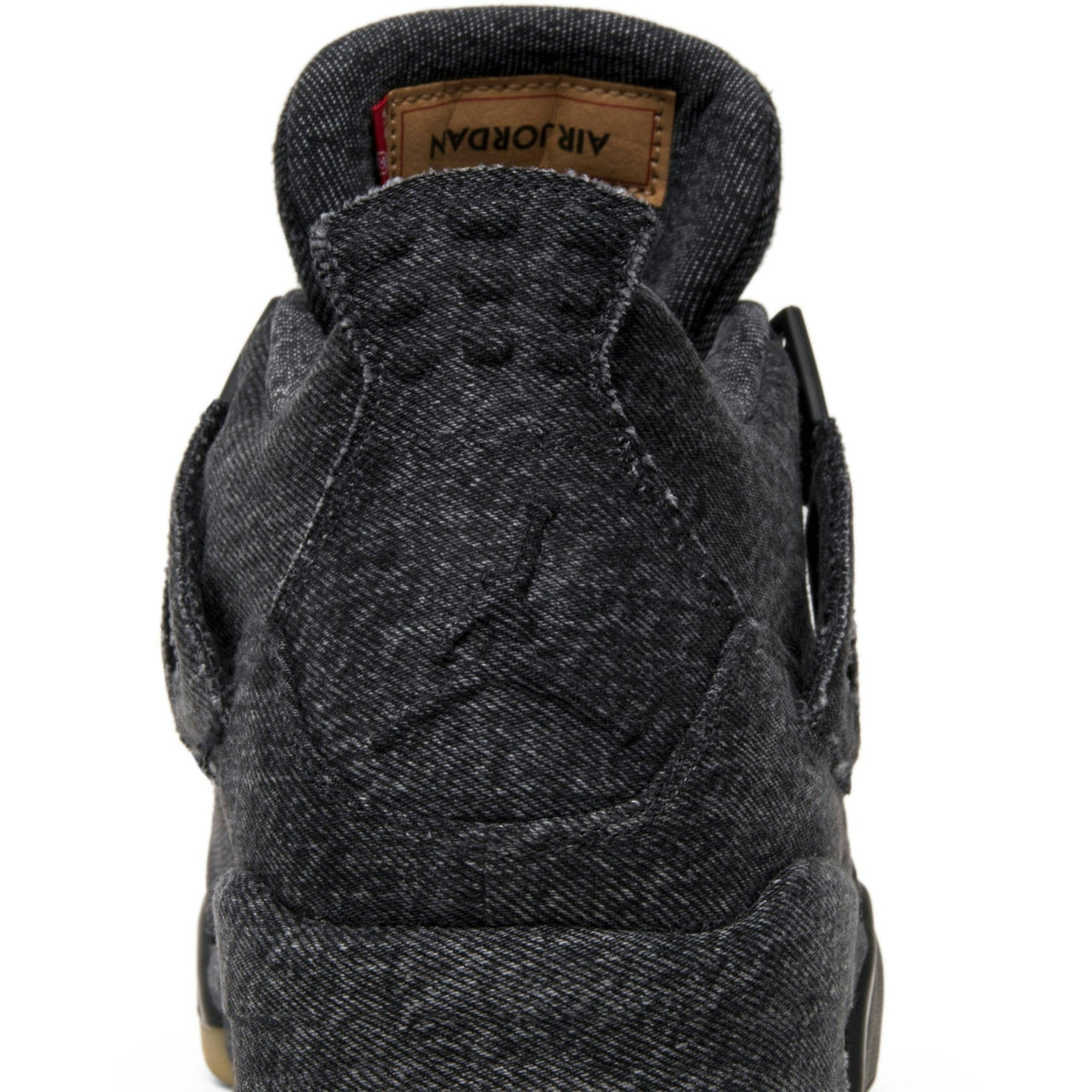Levis X Air Jordan 4 Retro Black Denim ( Blank Tag ) AO2571-001