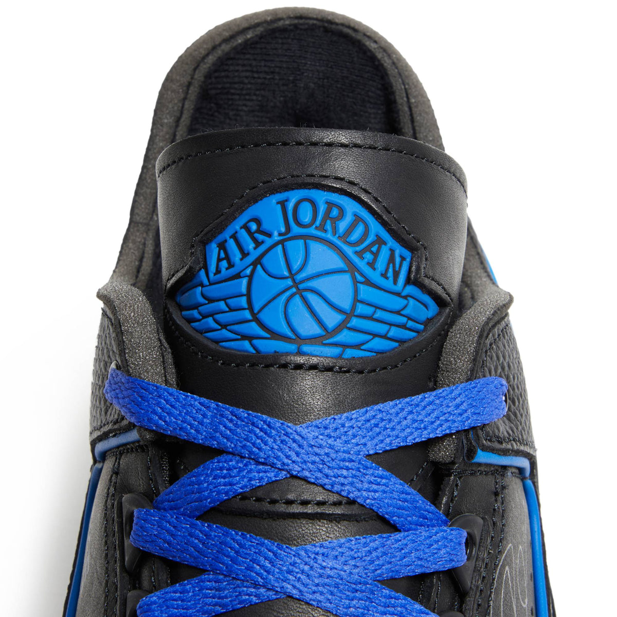 Off-White X Air Jordan 2 Retro Low SP 'Black Royal' DJ4375-004