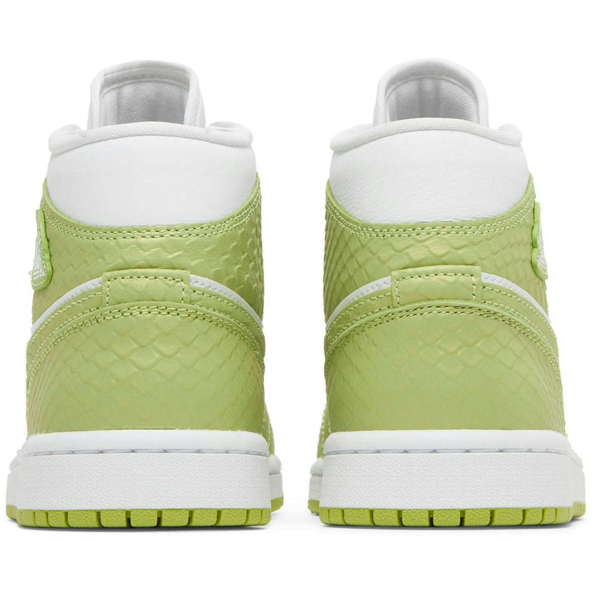 ( Women ) Air Jordan 1 Mid SE Green Python DV2959-113