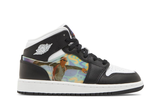 ( Grade School ) Air Jordan 1 Mid Hologram DR9495-001