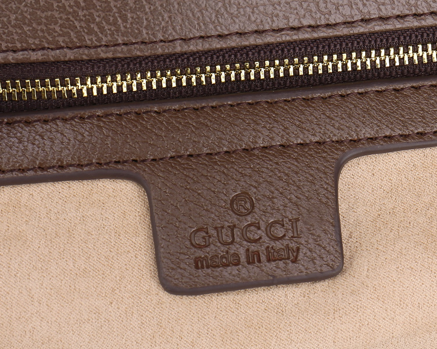 Gucci GG Marmont Small Shoulder Bag in GG Supreme Canvas with Brown Leather