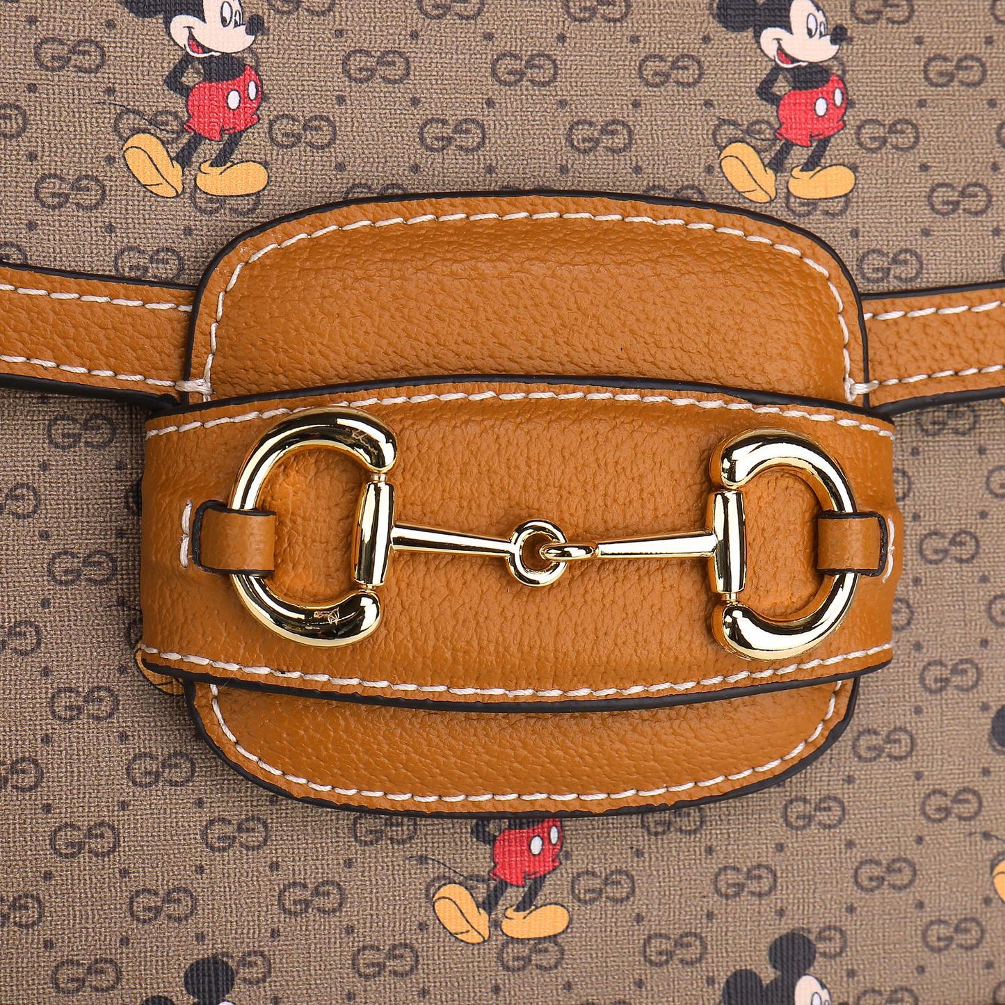 Gucci x Disney Mickey Mouse Horsebit 1955 Shoulder Bag