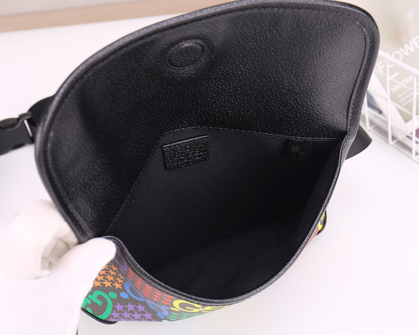 Multicolor GG Logo Canvas Belt Bag - Vibrant Waist Pack