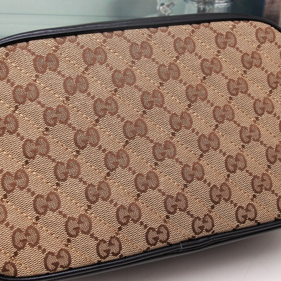 Gucci GG Marmont Small Shoulder Bag in GG Supreme Canvas