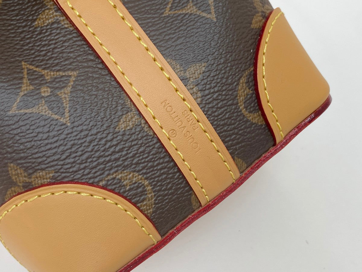 Louis Vuitton Nano Noé Monogram Canvas Crossbody Bucket Bag