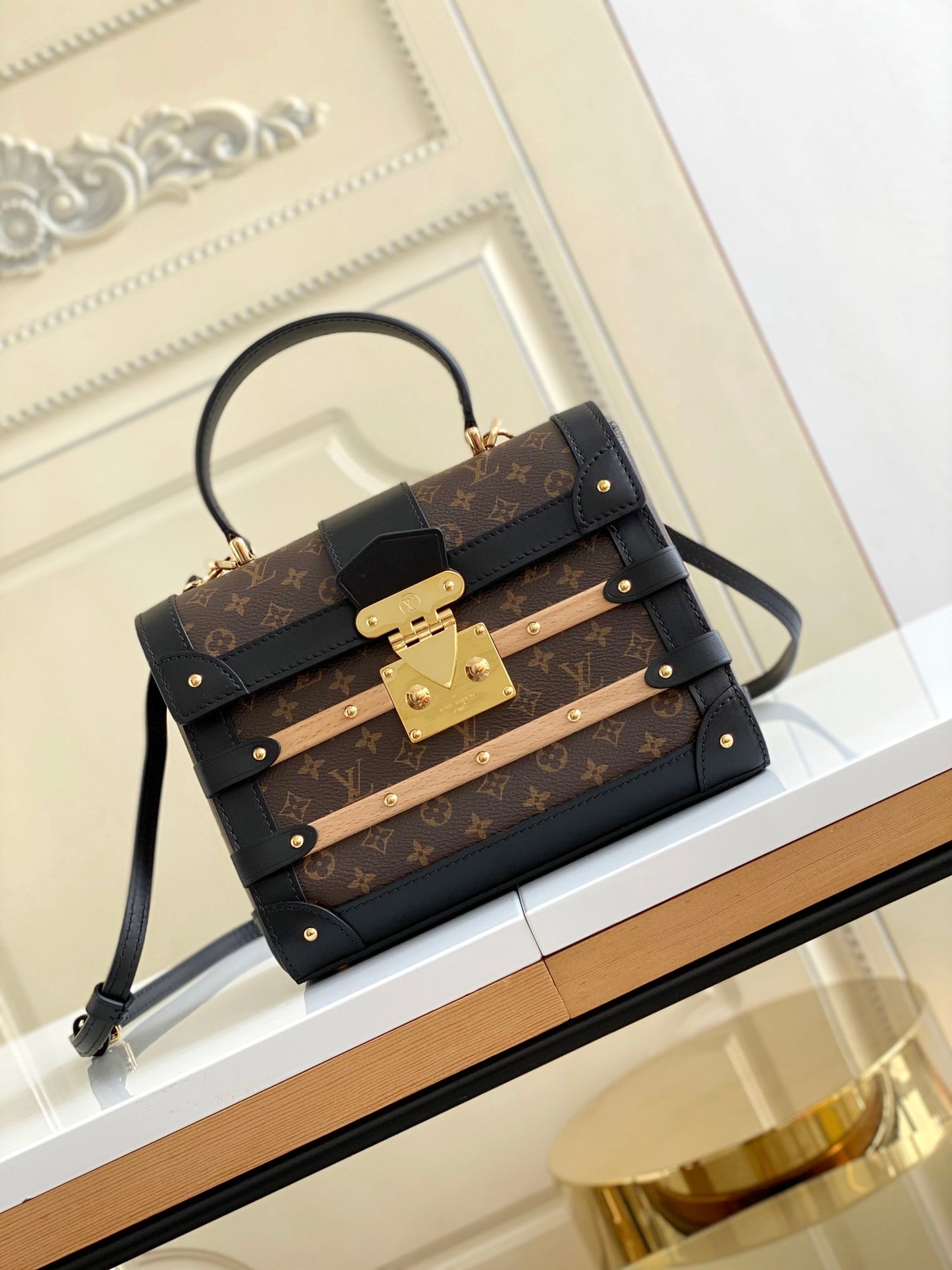 Louis Vuitton Valisette PM Monogram Canvas Top Handle Crossbody Bag