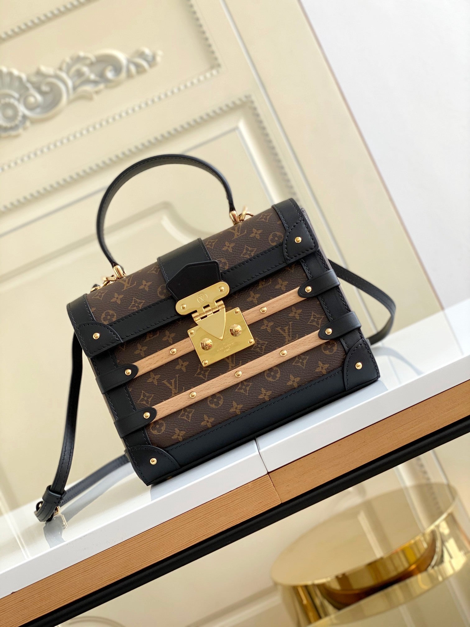 Louis Vuitton Valisette PM Monogram Canvas Top Handle Crossbody Bag