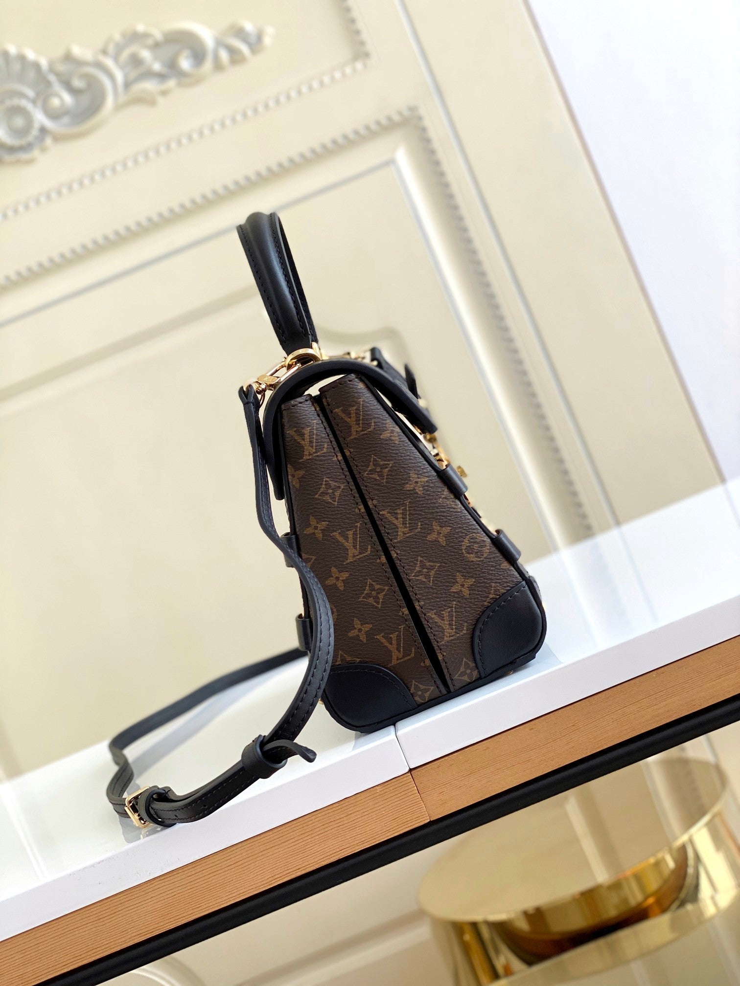 Louis Vuitton Valisette PM Monogram Canvas Top Handle Crossbody Bag