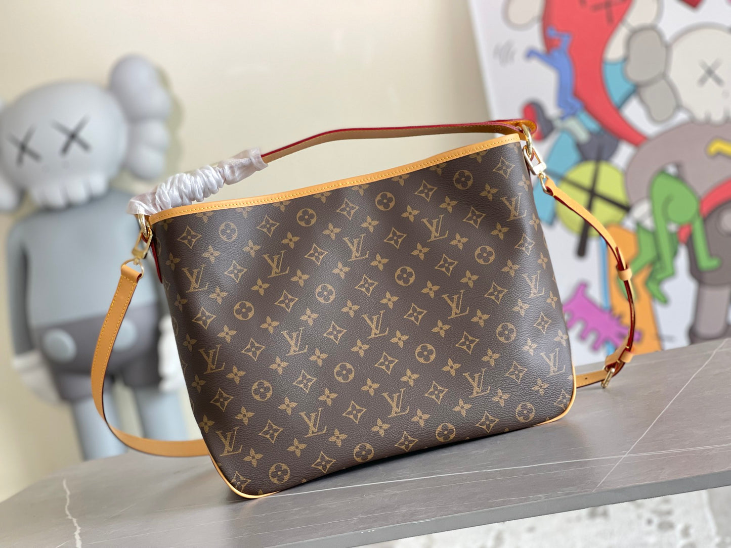 Louis Vuitton Monogram Canvas Graceful MM Hobo Bag with Pouch