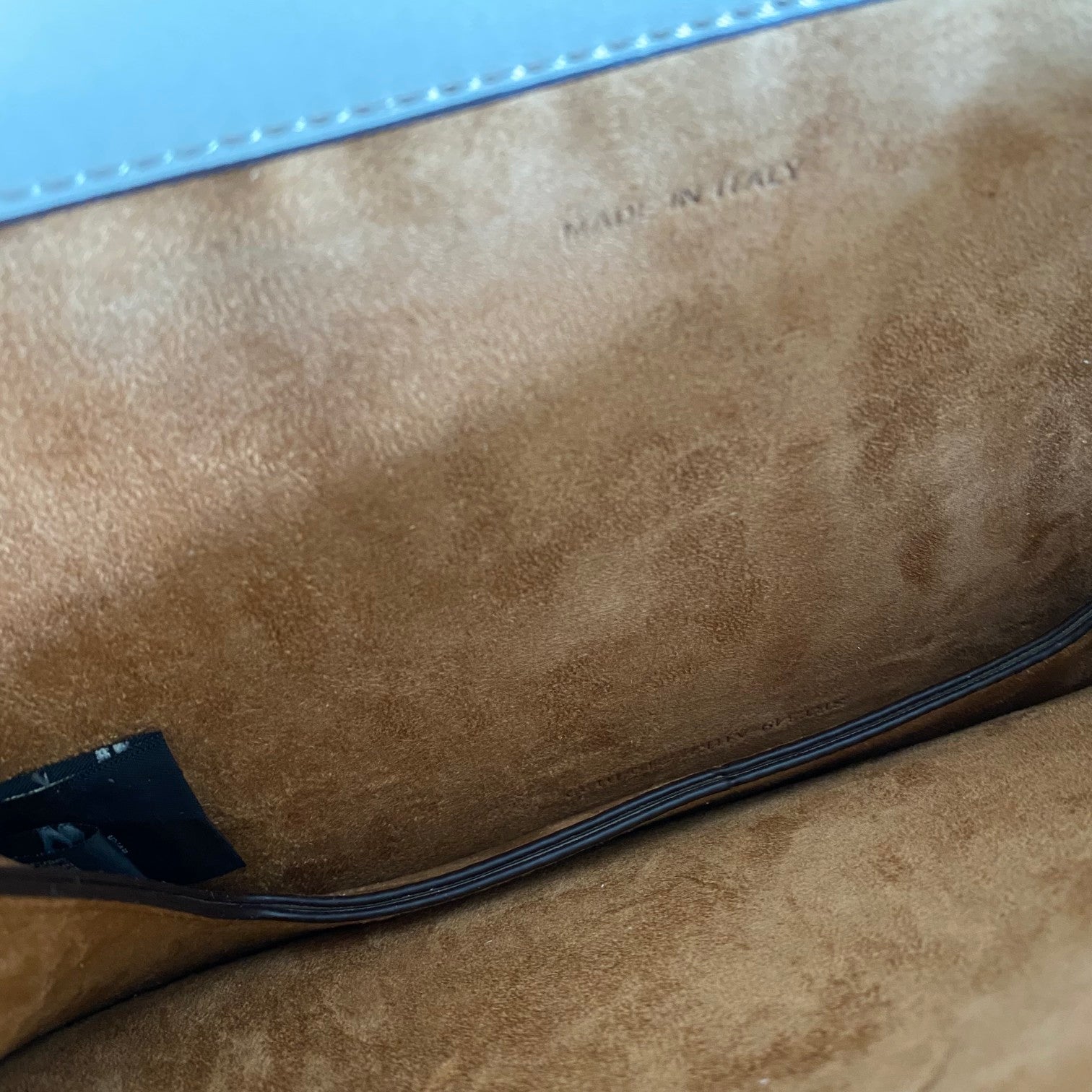 Fendi Grey Leather Shoulder Bag with Gold-Tone Hardware