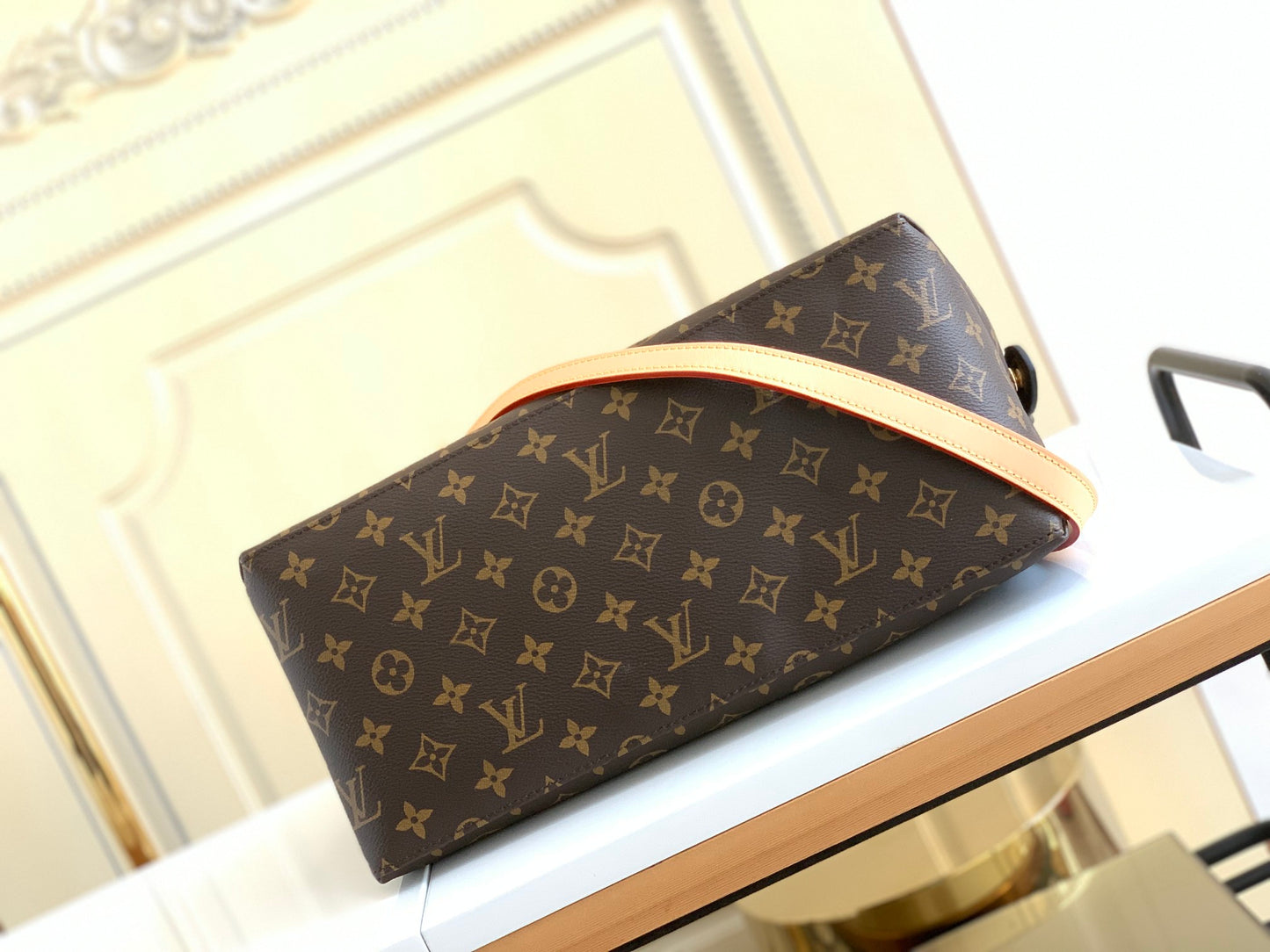 Louis Vuitton Monogram Canvas Cluny Handbag - Brown