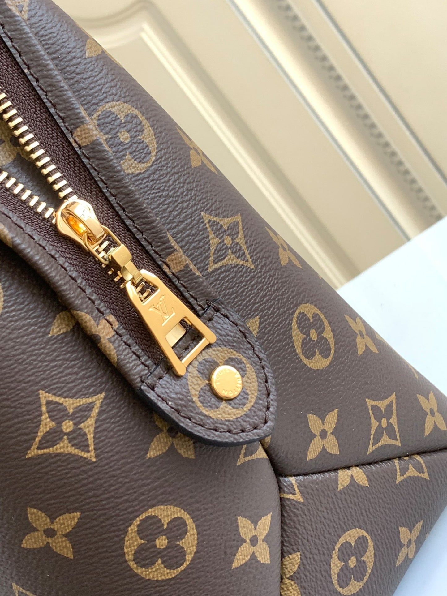 Louis Vuitton Monogram Canvas Cluny Handbag - Brown