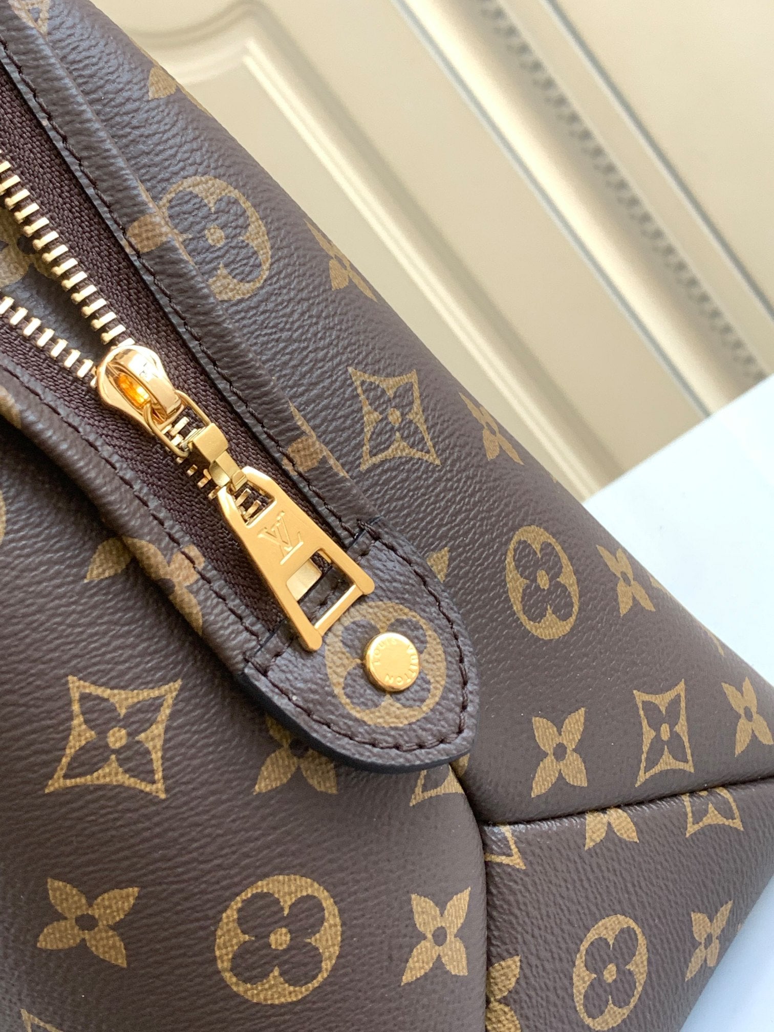 Louis Vuitton Monogram Canvas Cluny Handbag - Brown