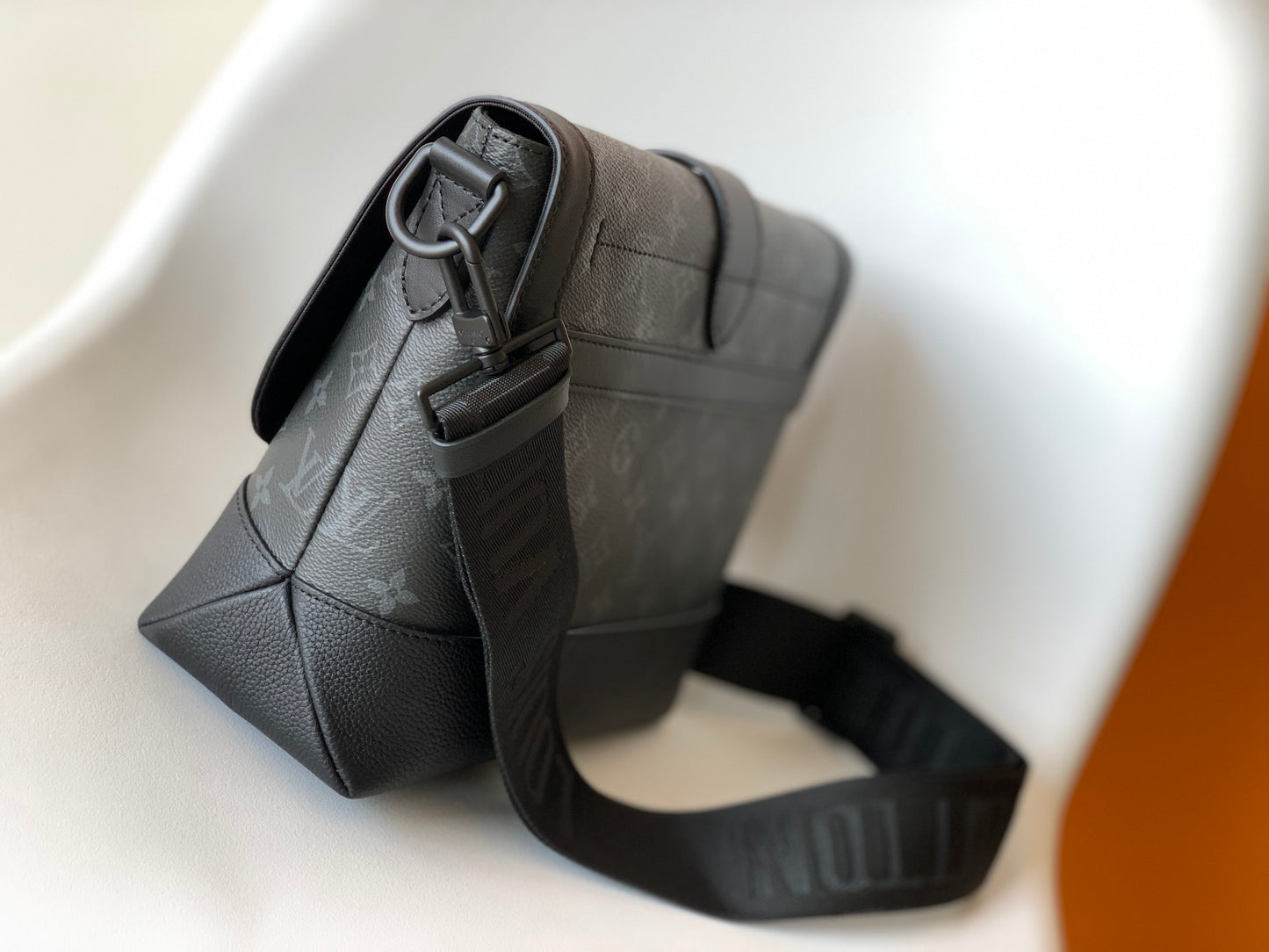 Louis Vuitton S-Lock Messenger Bag Monogram Eclipse Canvas - Black/Grey