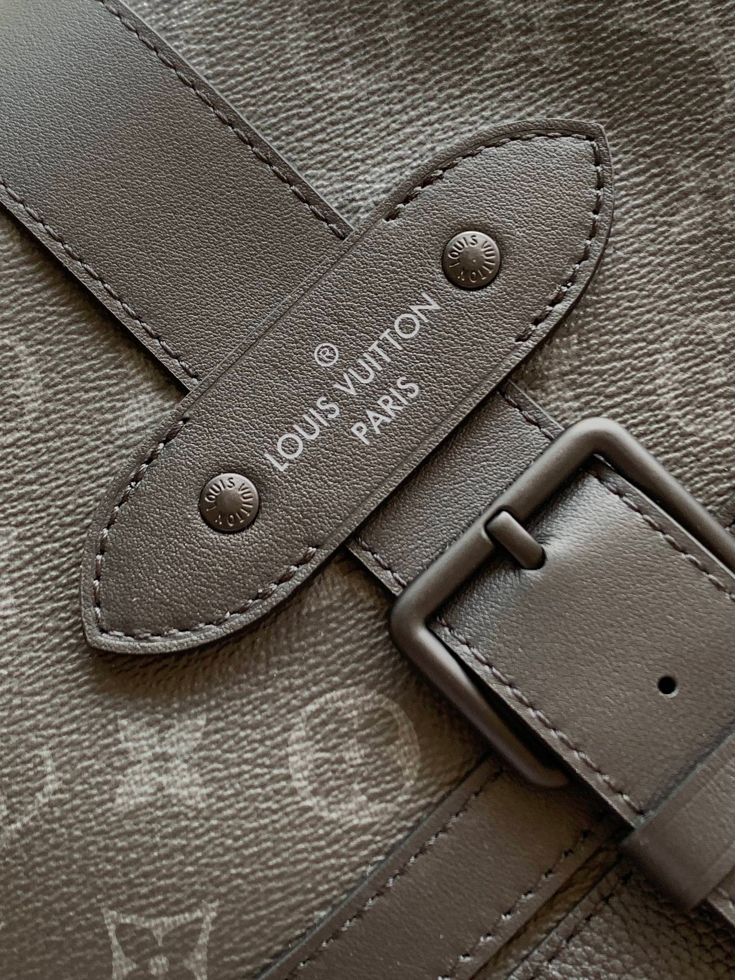 Louis Vuitton S-Lock Messenger Bag Monogram Eclipse Canvas - Black/Grey