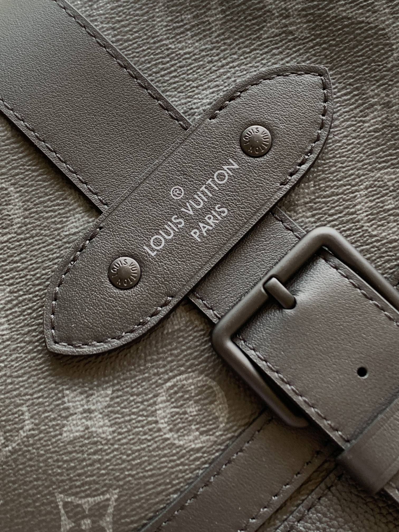 Louis Vuitton S-Lock Messenger Bag Monogram Eclipse Canvas - Black/Grey