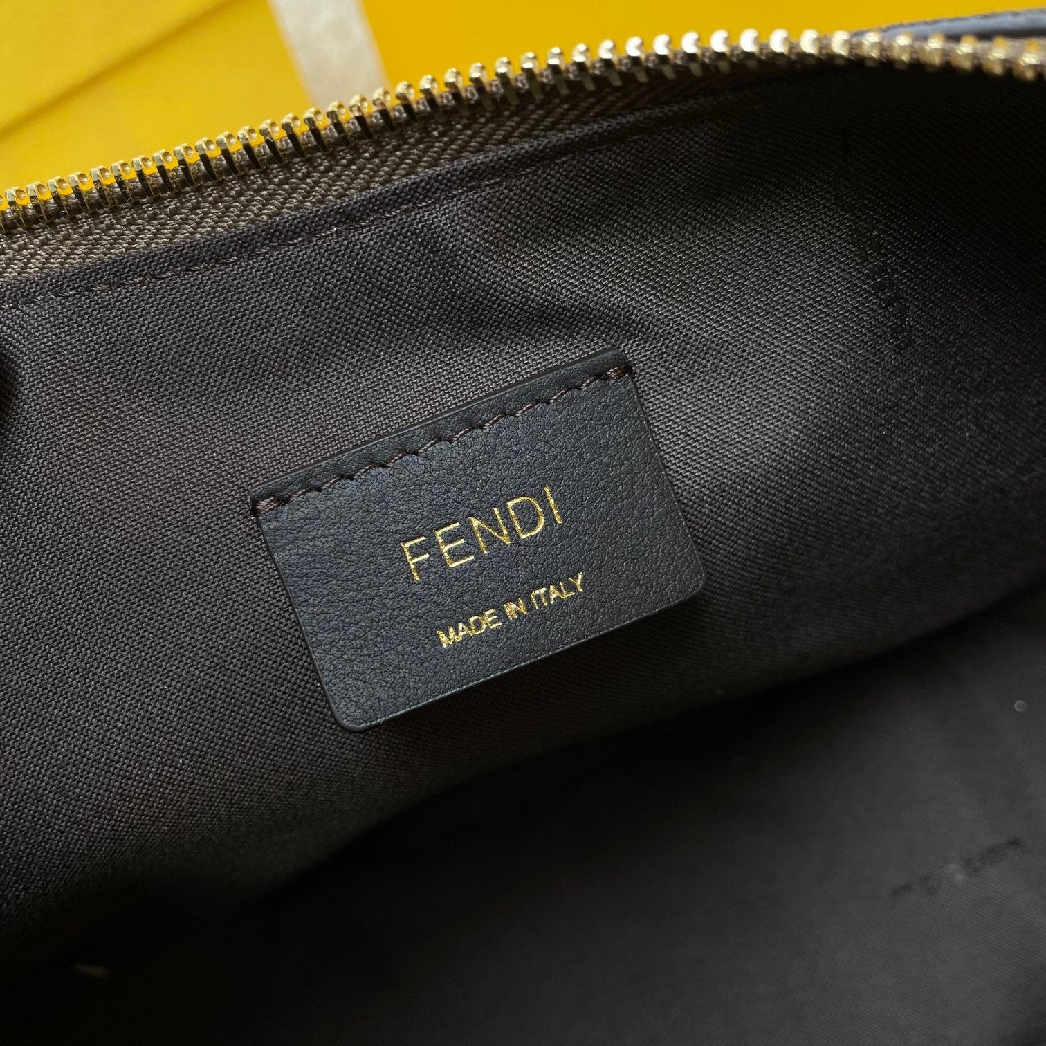Fendi Suede Crescent Hobo Bag - Taupe Grey Small Shoulder Bag
