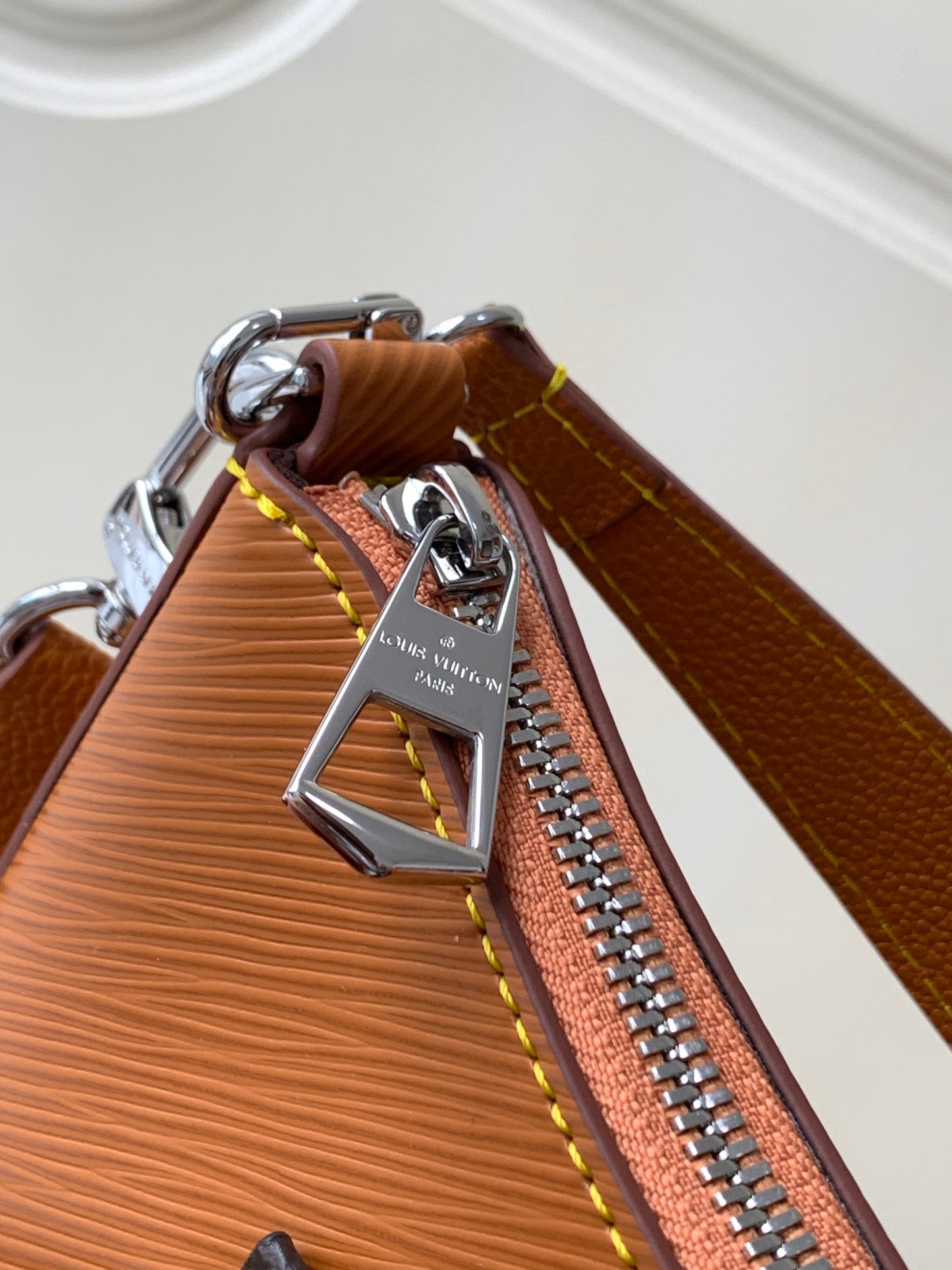 Louis Vuitton Marelle Handbag - Honey Gold Epi Leather with Monogram Pouch